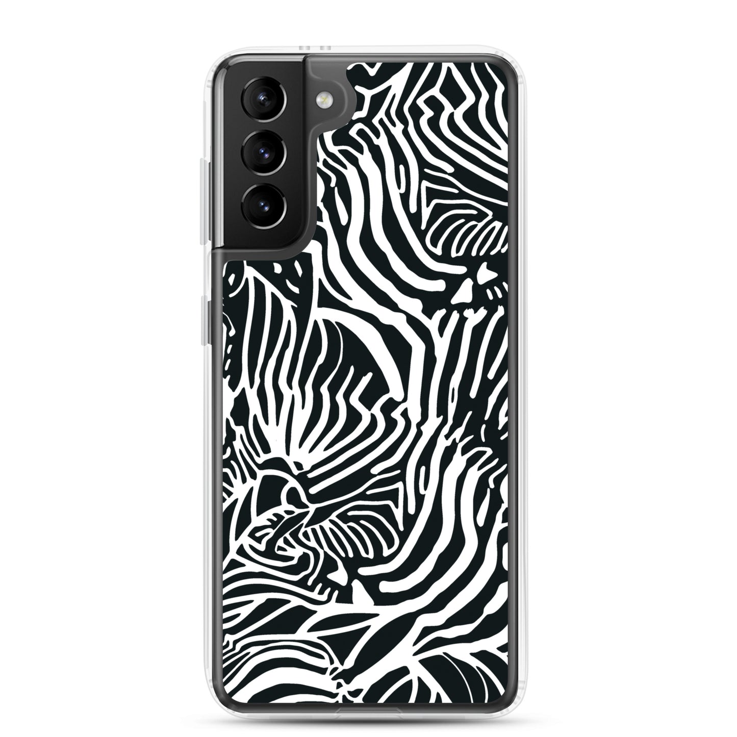 Zebra Print Clear Case for Samsung®