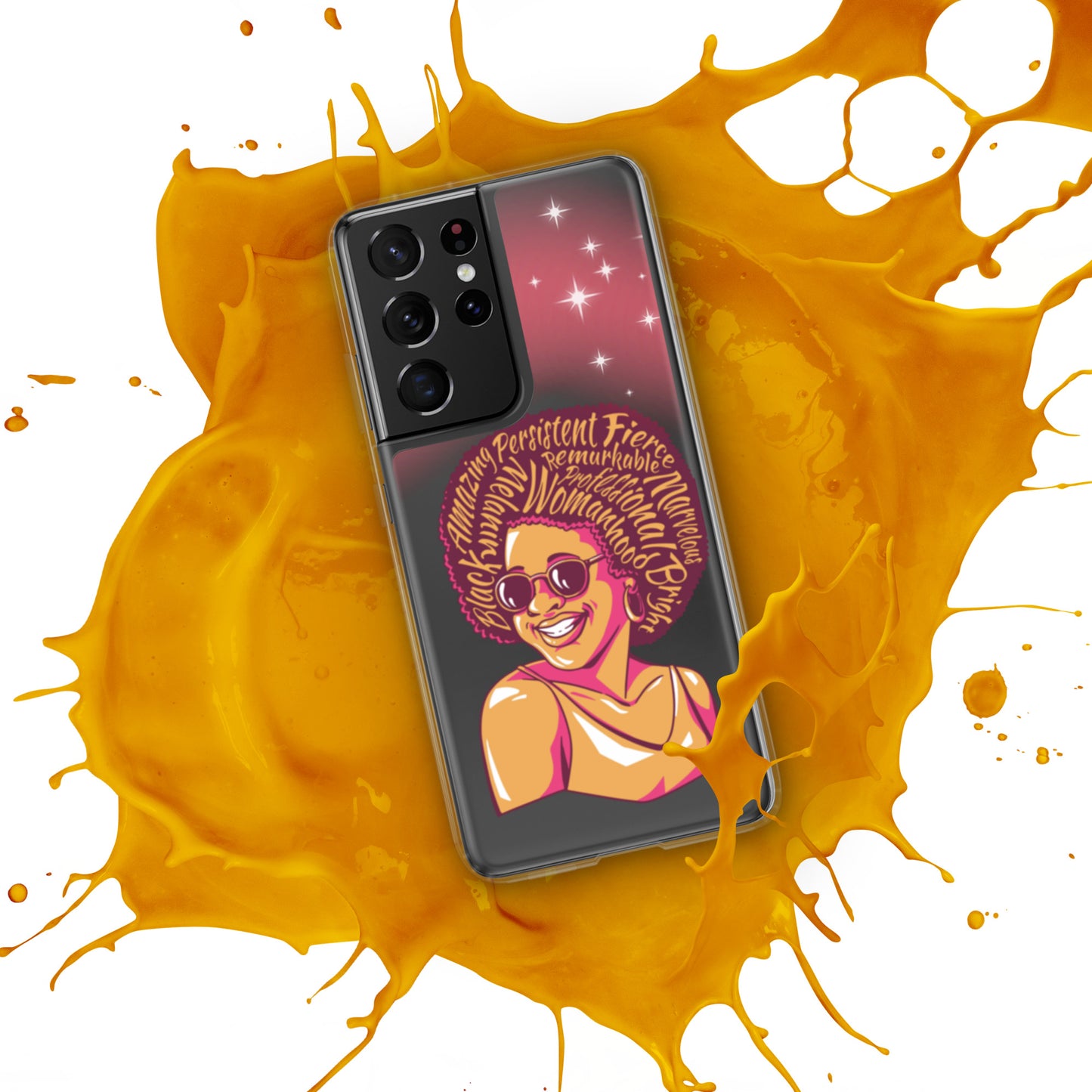 Woman Art Clear Case for Samsung®