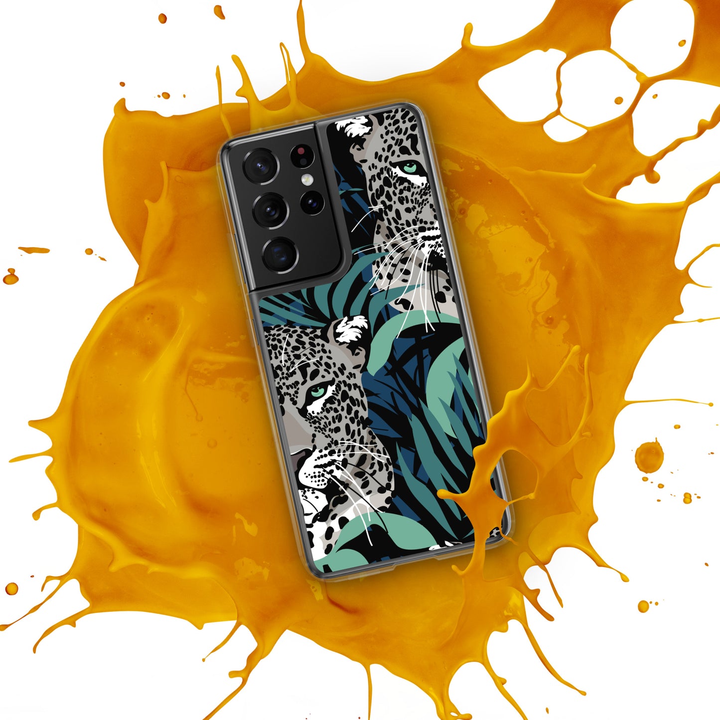 Leopard Clear Case for Samsung®