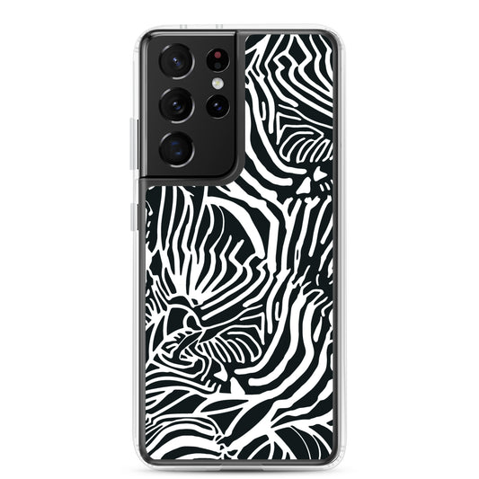Zebra Print Clear Case for Samsung®