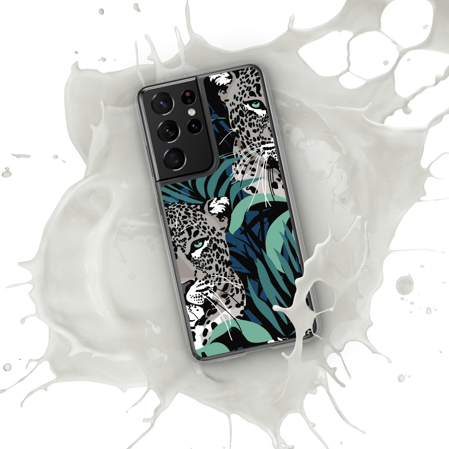 Leopard Clear Case for Samsung®