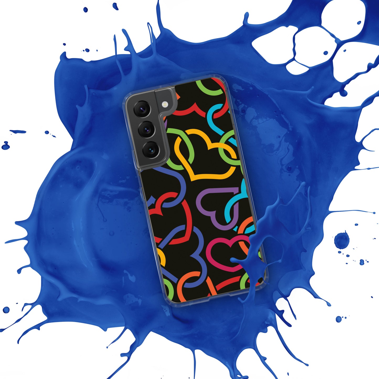 Colorful Hearts Clear Case for Samsung®