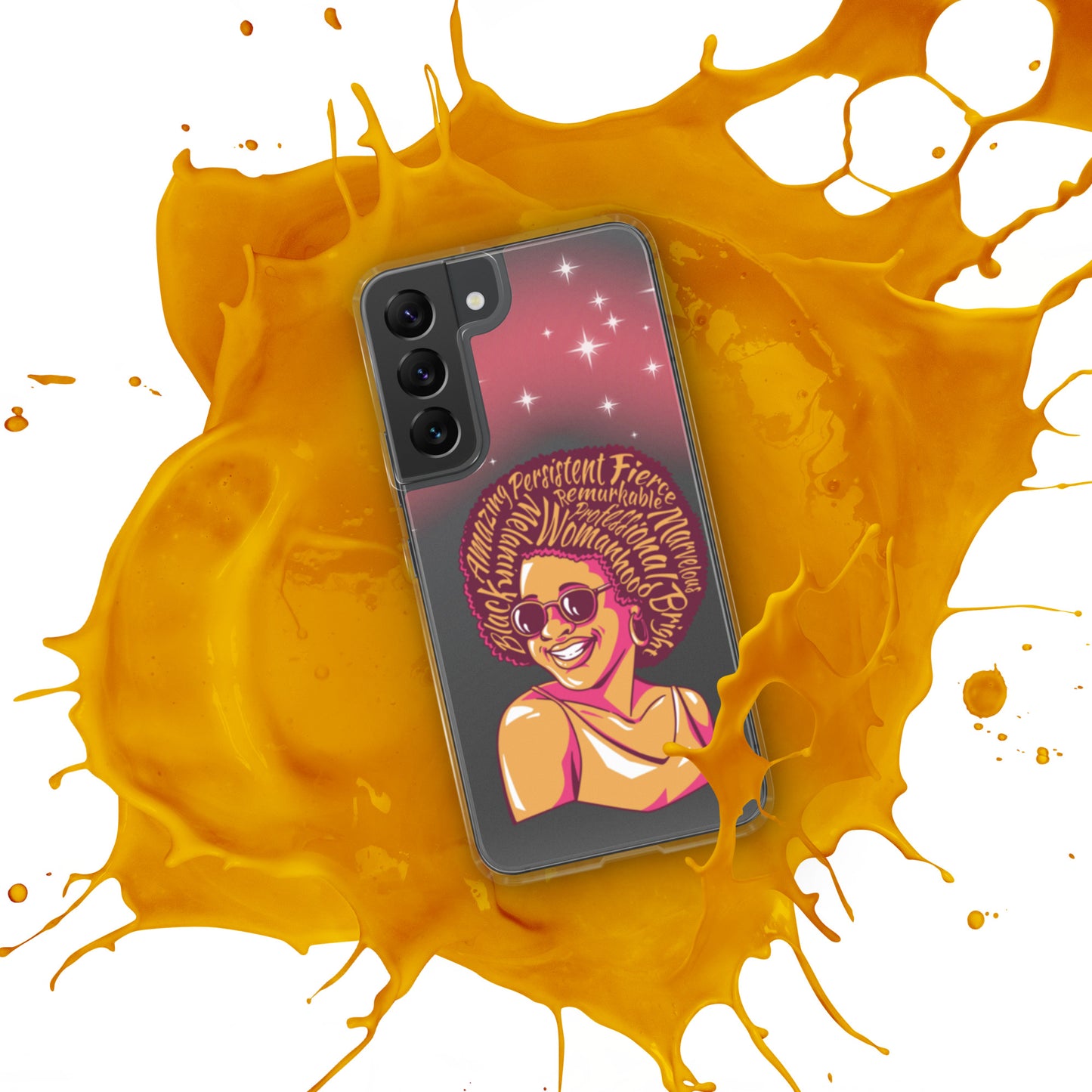 Woman Art Clear Case for Samsung®