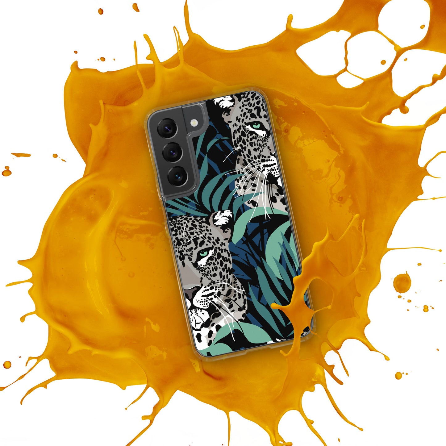 Leopard Clear Case for Samsung®
