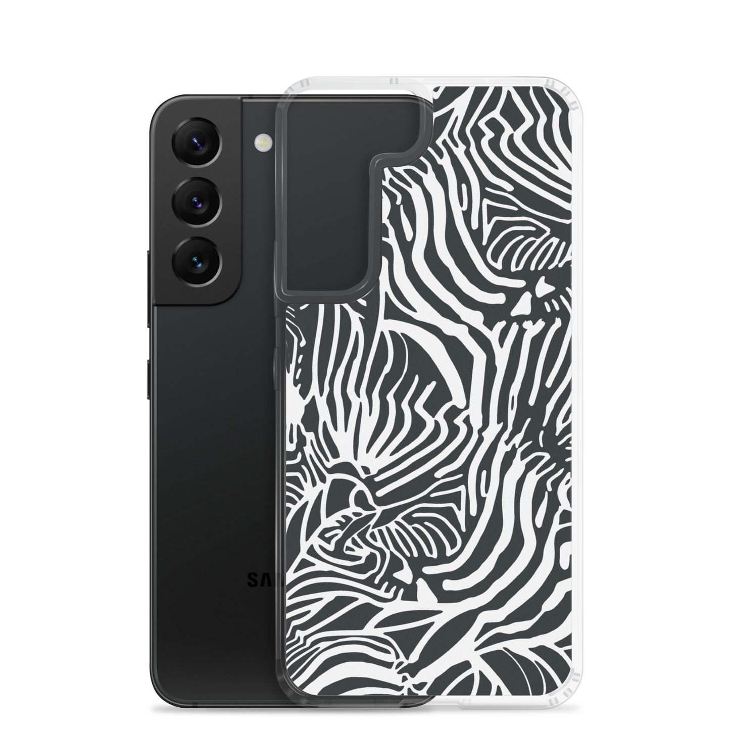 Zebra Print Clear Case for Samsung®