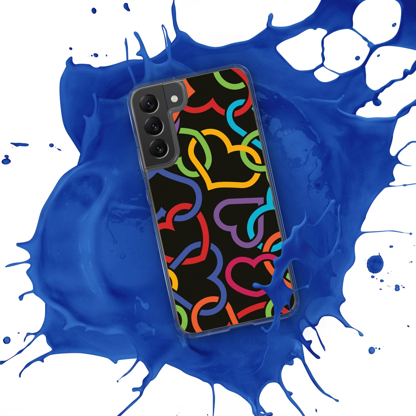 Colorful Hearts Clear Case for Samsung®