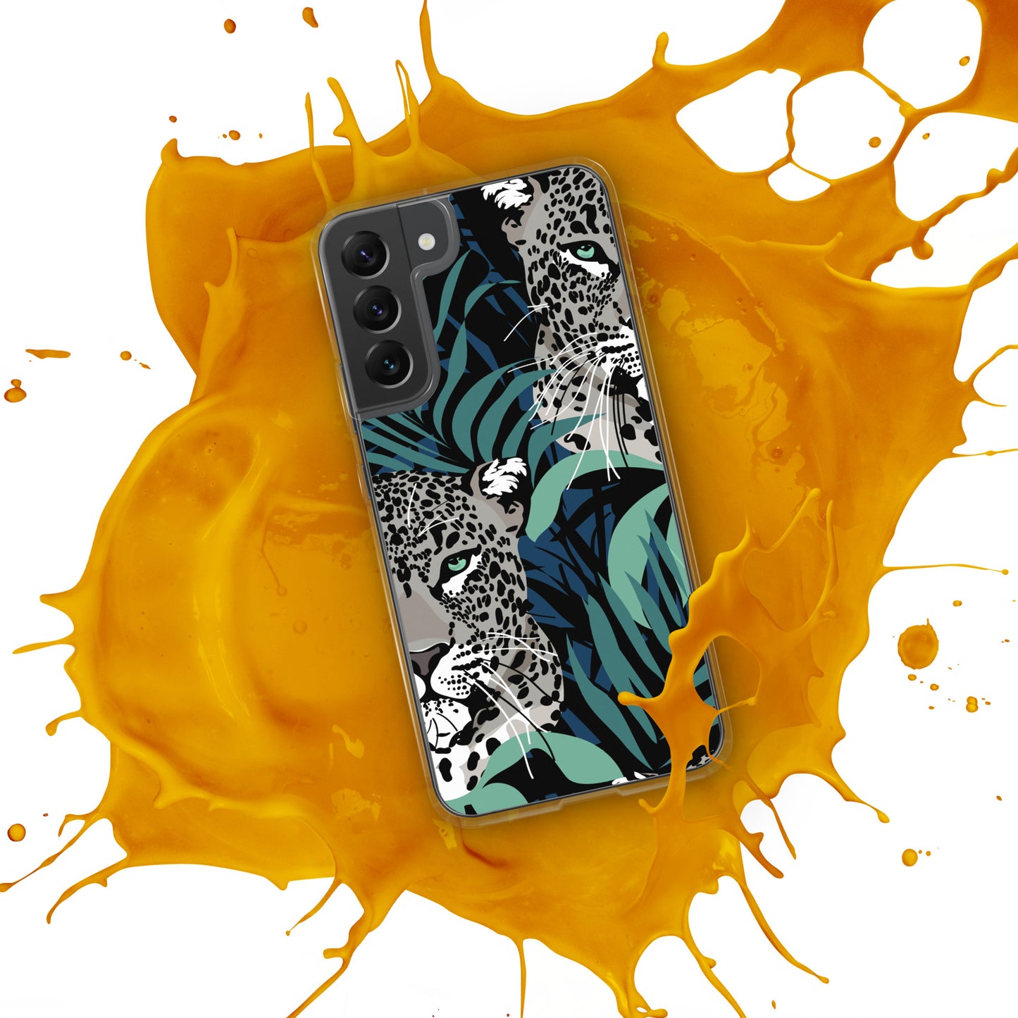 Leopard Clear Case for Samsung®