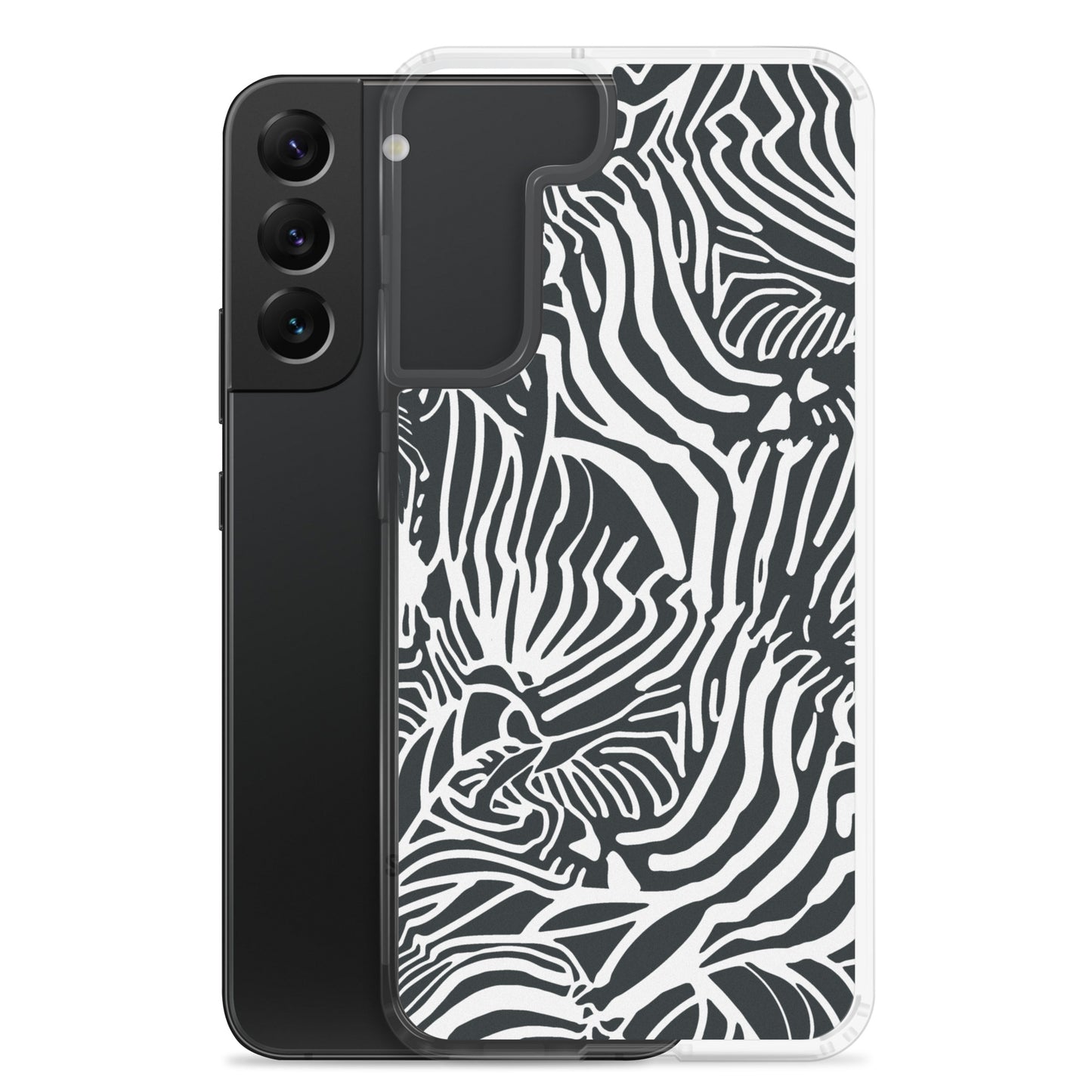 Zebra Print Clear Case for Samsung®