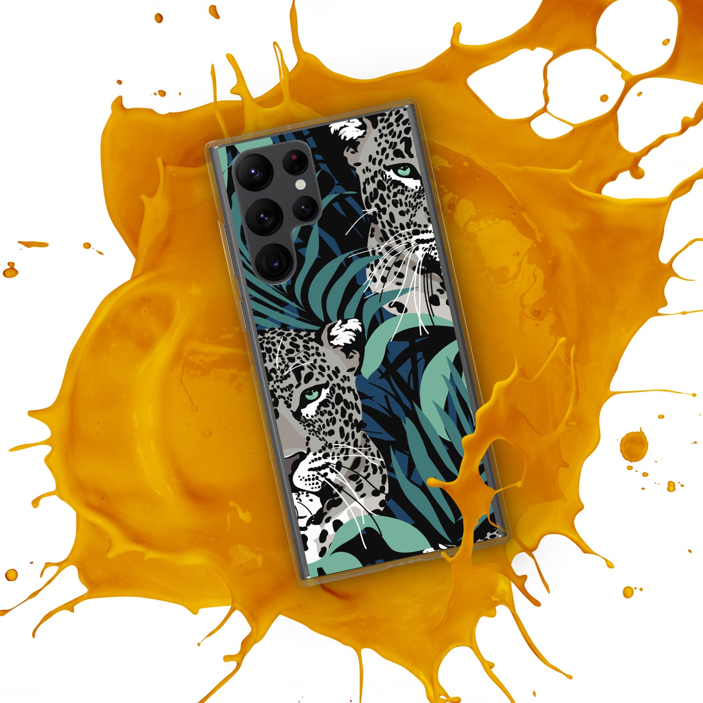 Leopard Clear Case for Samsung®