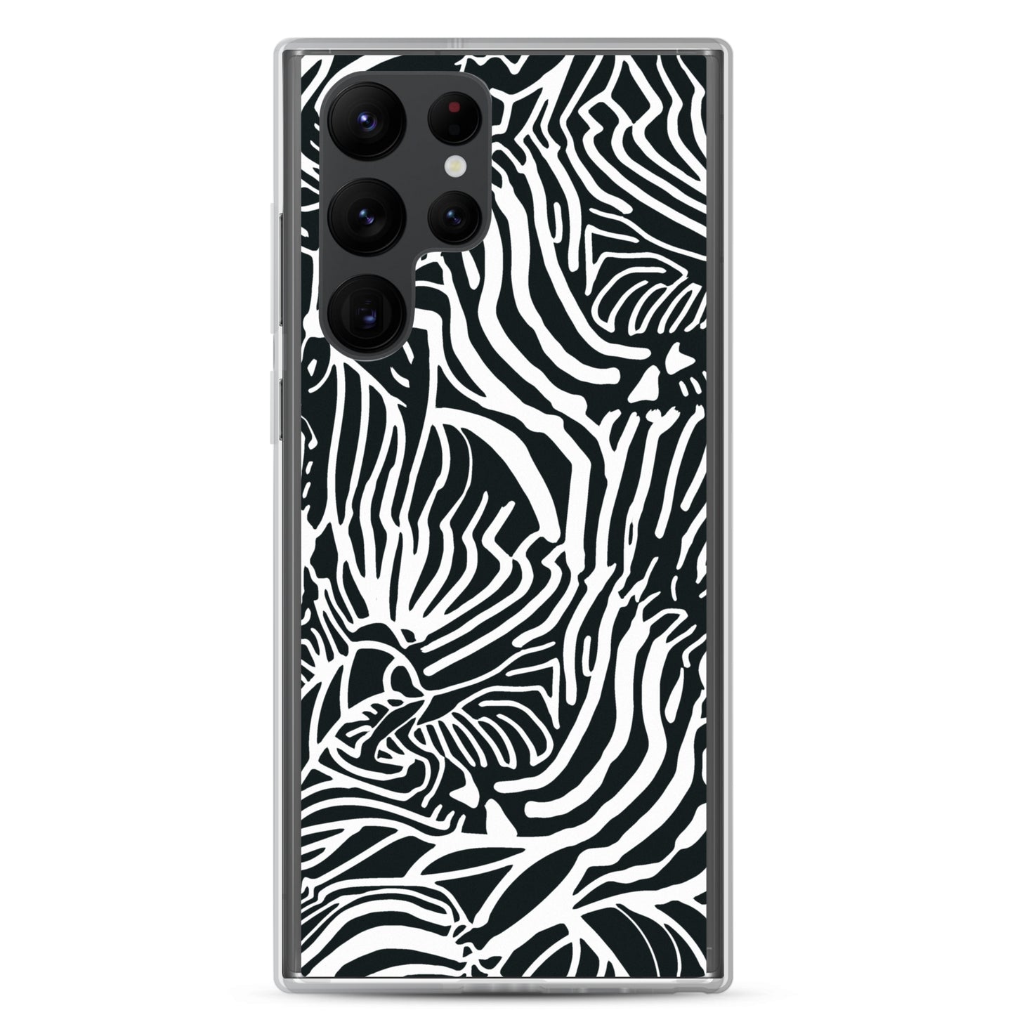Zebra Print Clear Case for Samsung®