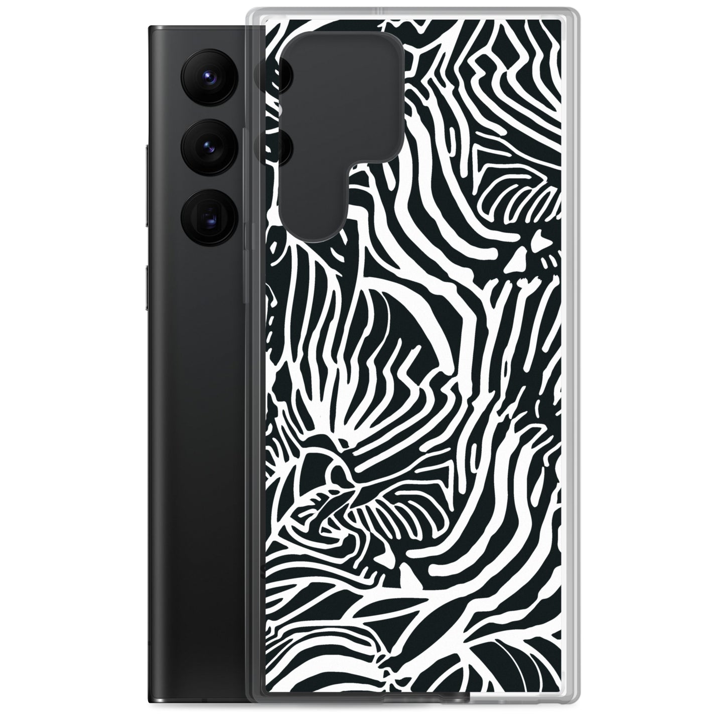 Zebra Print Clear Case for Samsung®