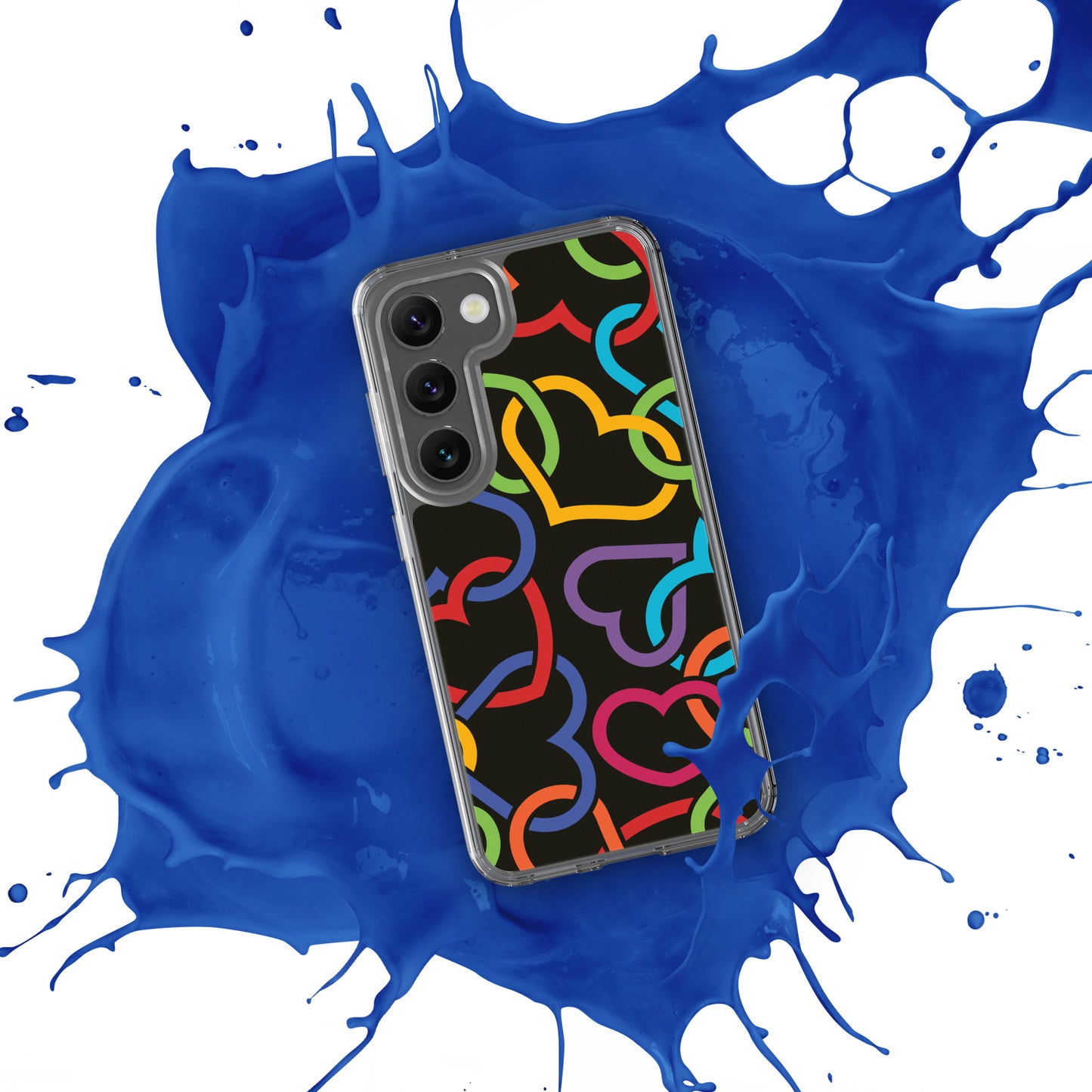 Colorful Hearts Clear Case for Samsung®