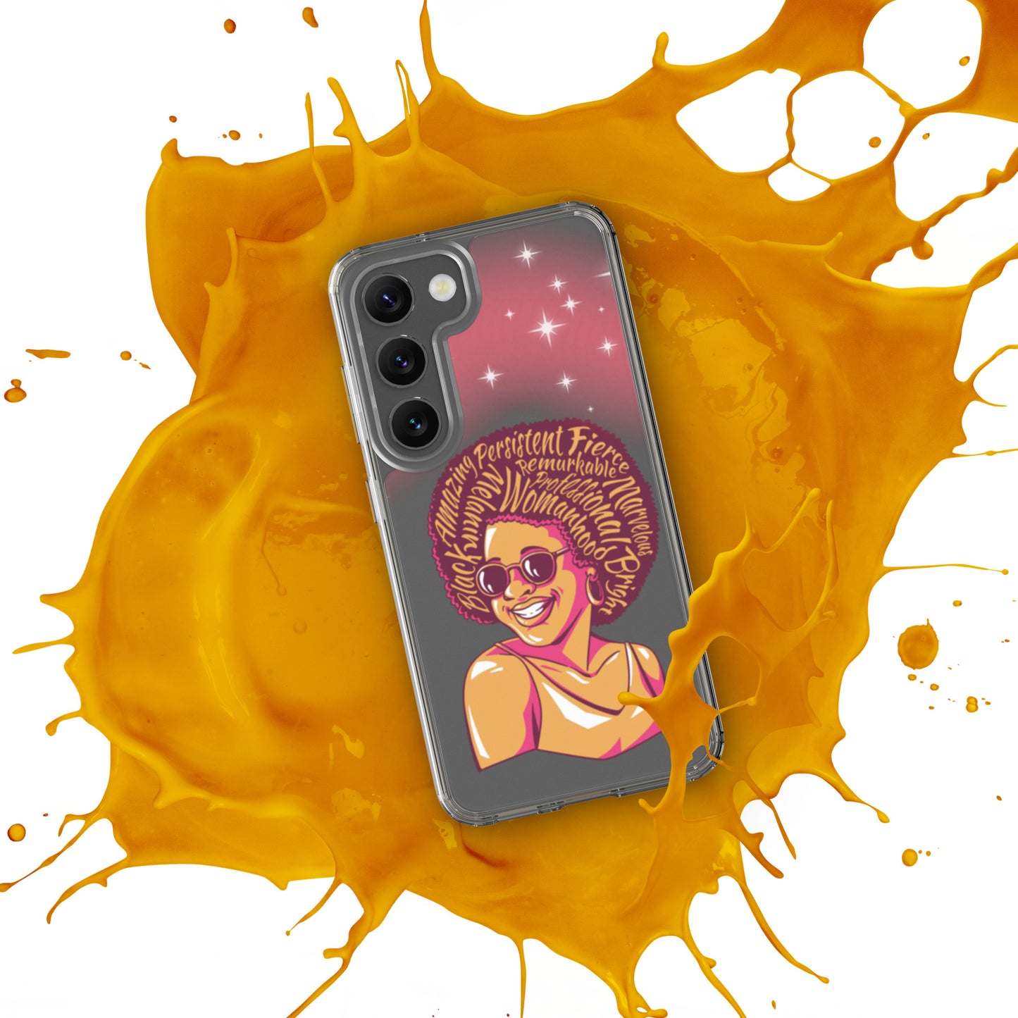 Woman Art Clear Case for Samsung®