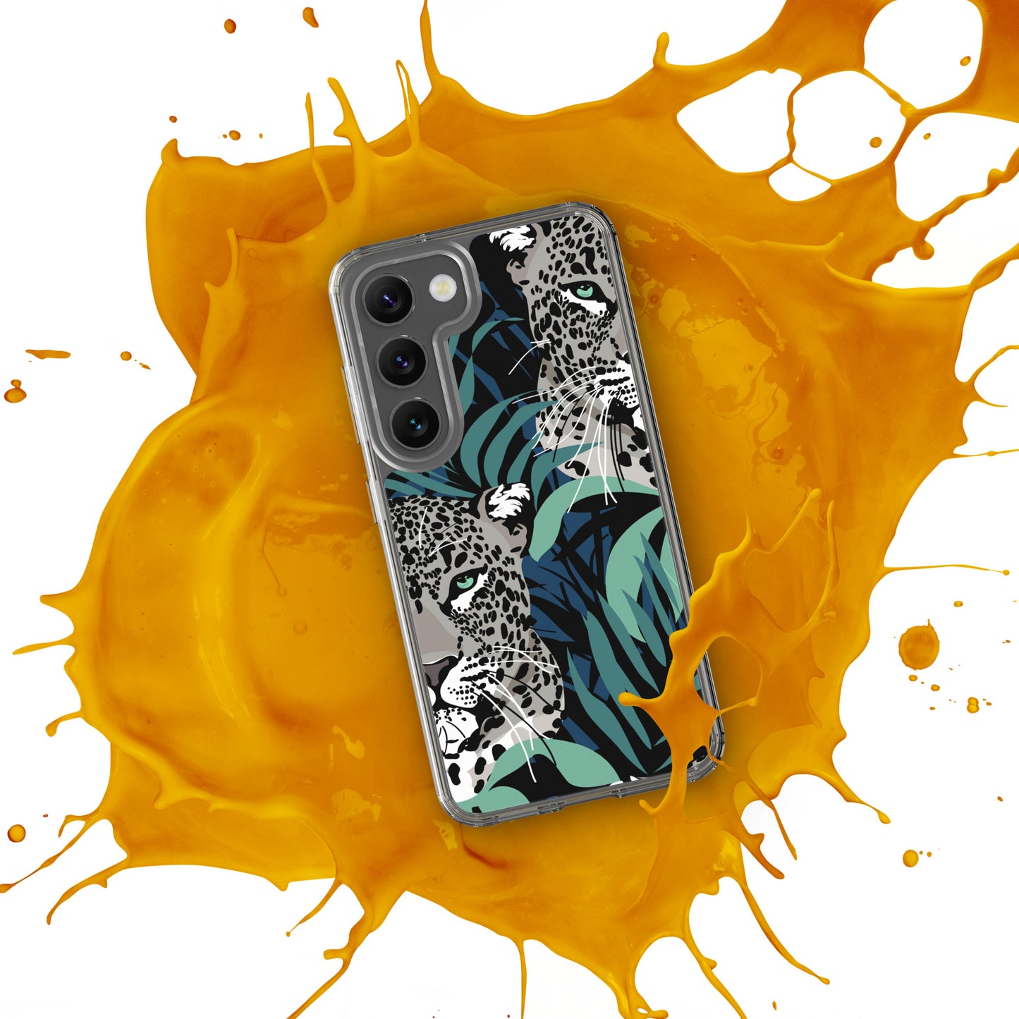 Leopard Clear Case for Samsung®
