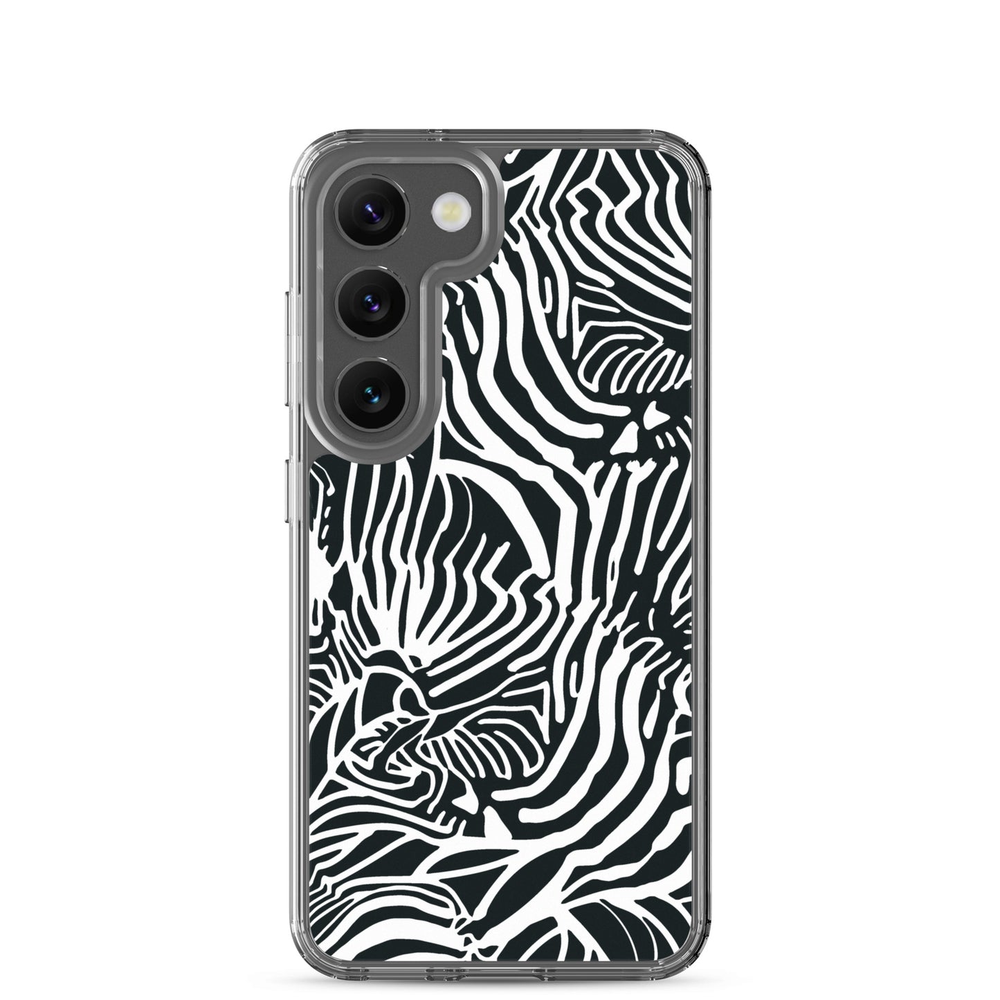 Zebra Print Clear Case for Samsung®