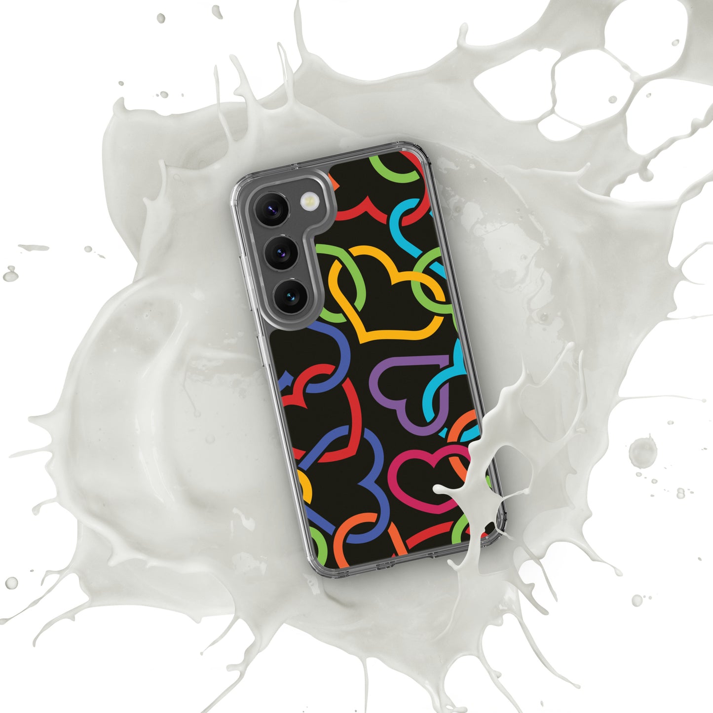 Colorful Hearts Clear Case for Samsung®