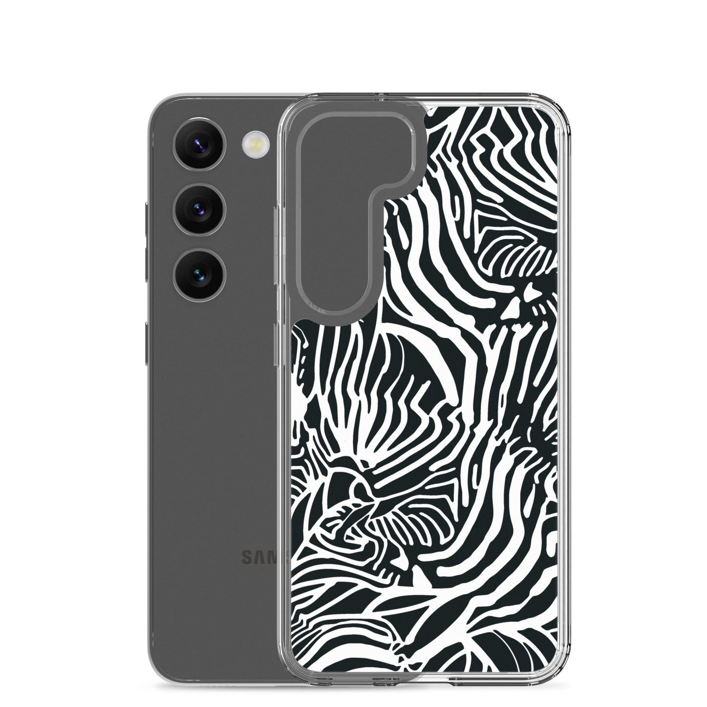 Zebra Print Clear Case for Samsung®