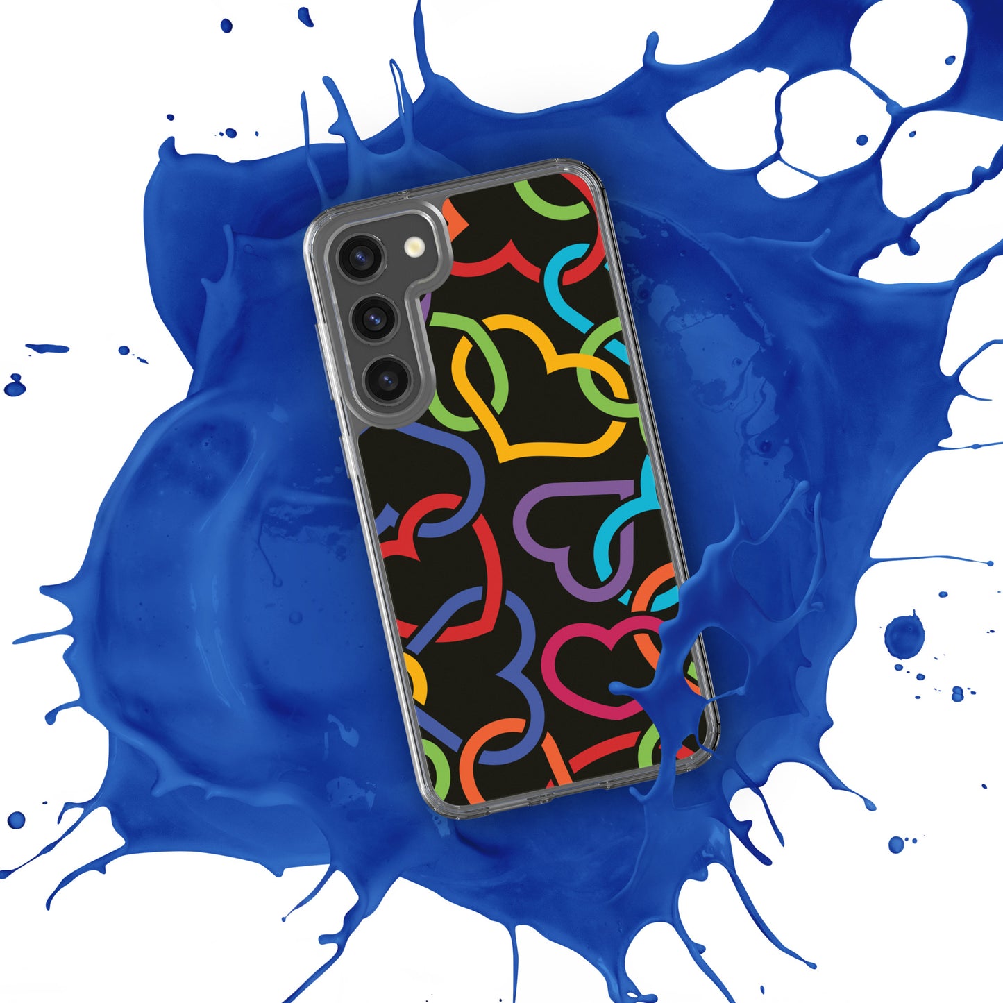 Colorful Hearts Clear Case for Samsung®