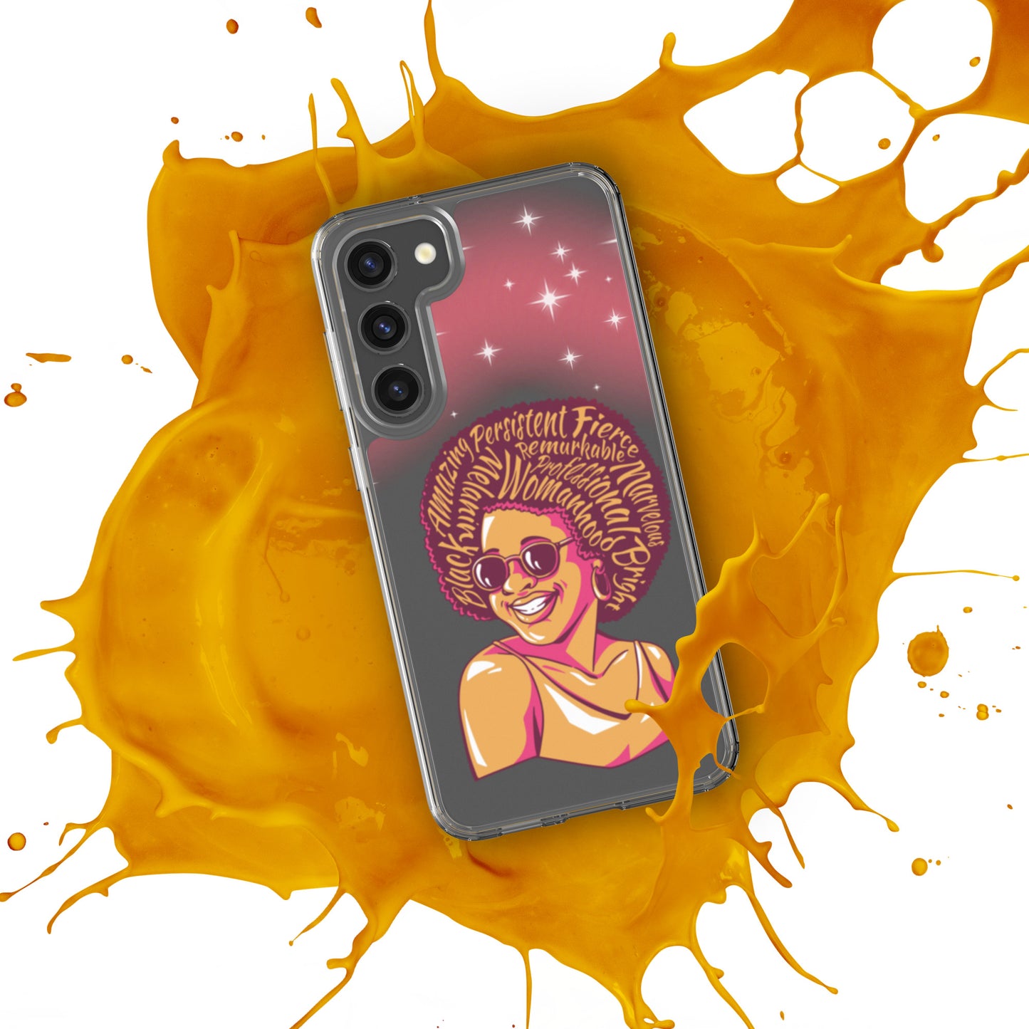 Woman Art Clear Case for Samsung®