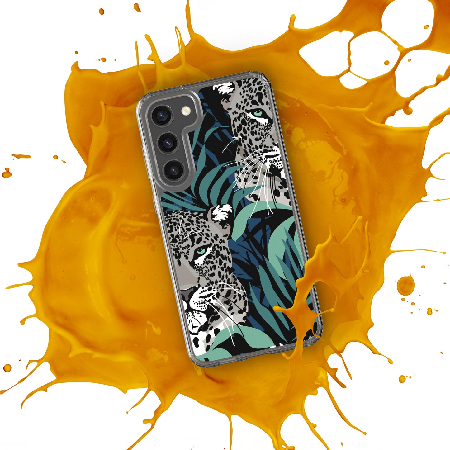 Leopard Clear Case for Samsung®