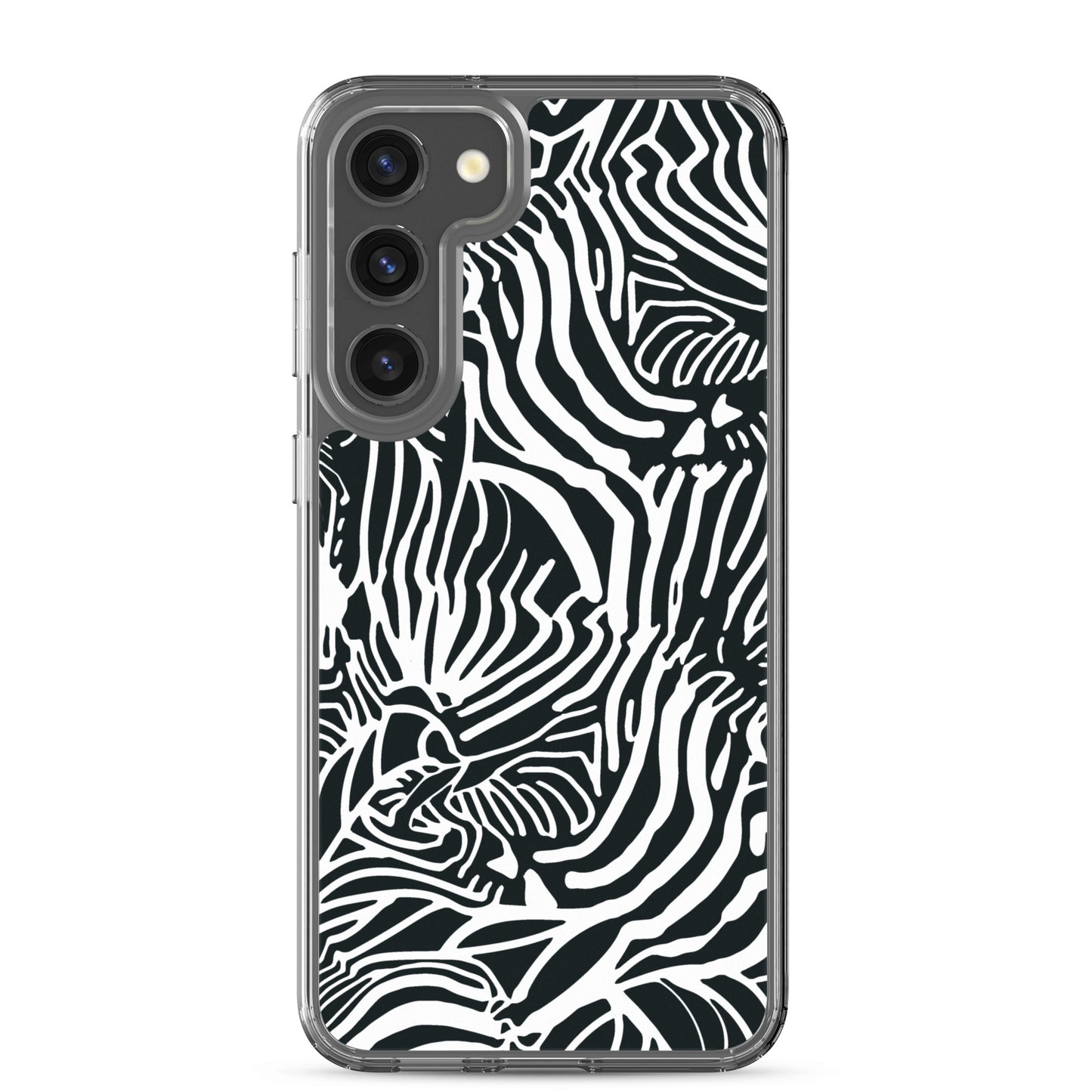 Zebra Print Clear Case for Samsung®