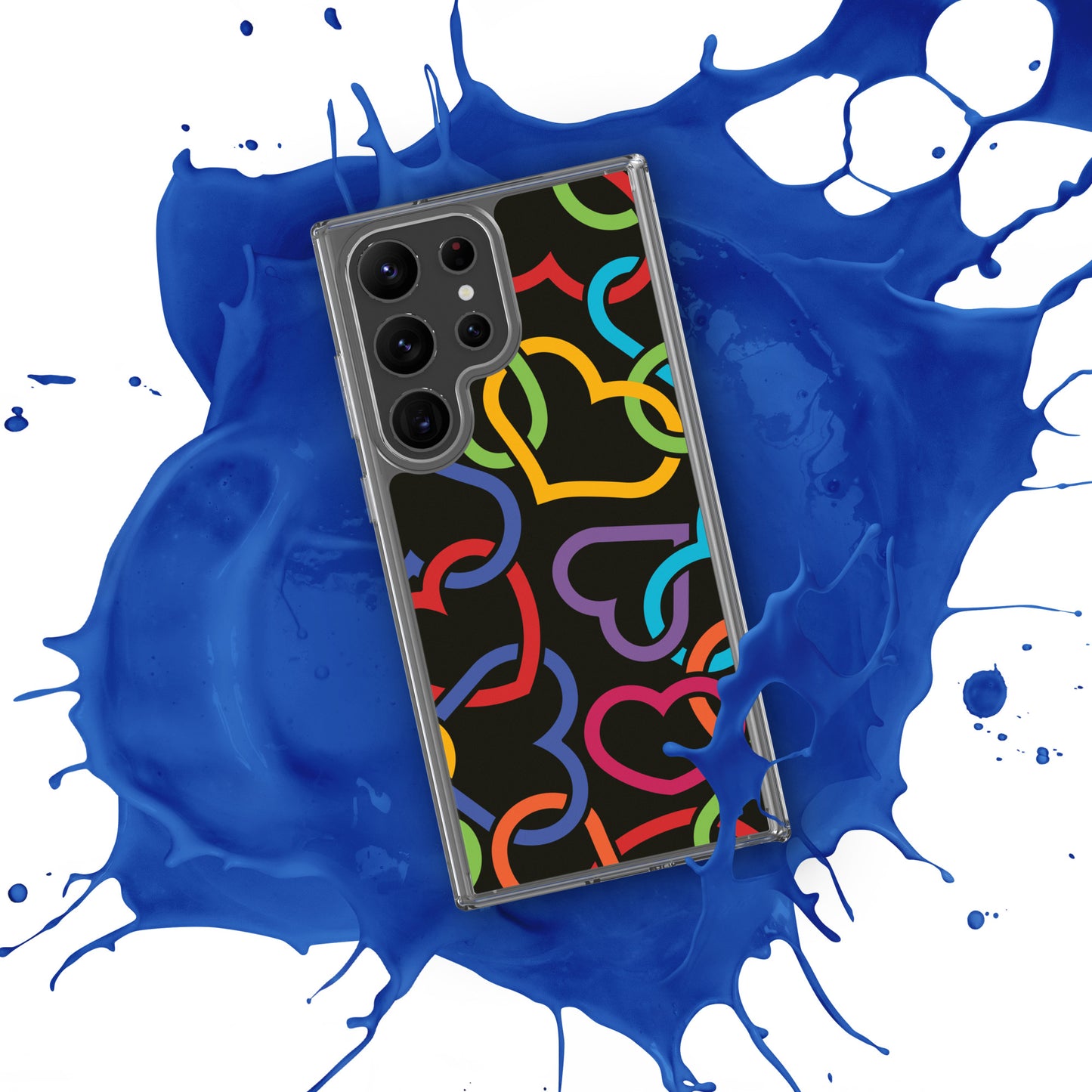 Colorful Hearts Clear Case for Samsung®