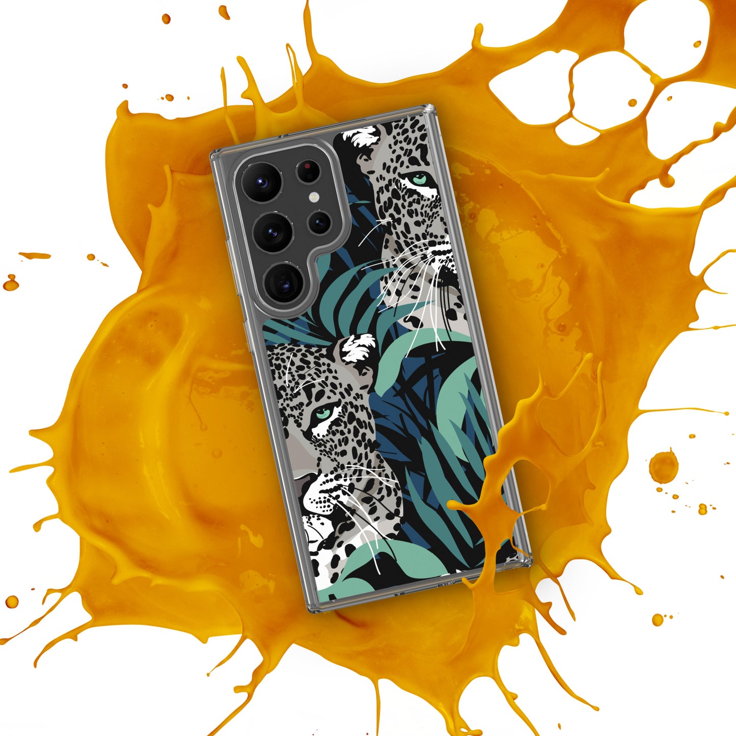 Leopard Clear Case for Samsung®