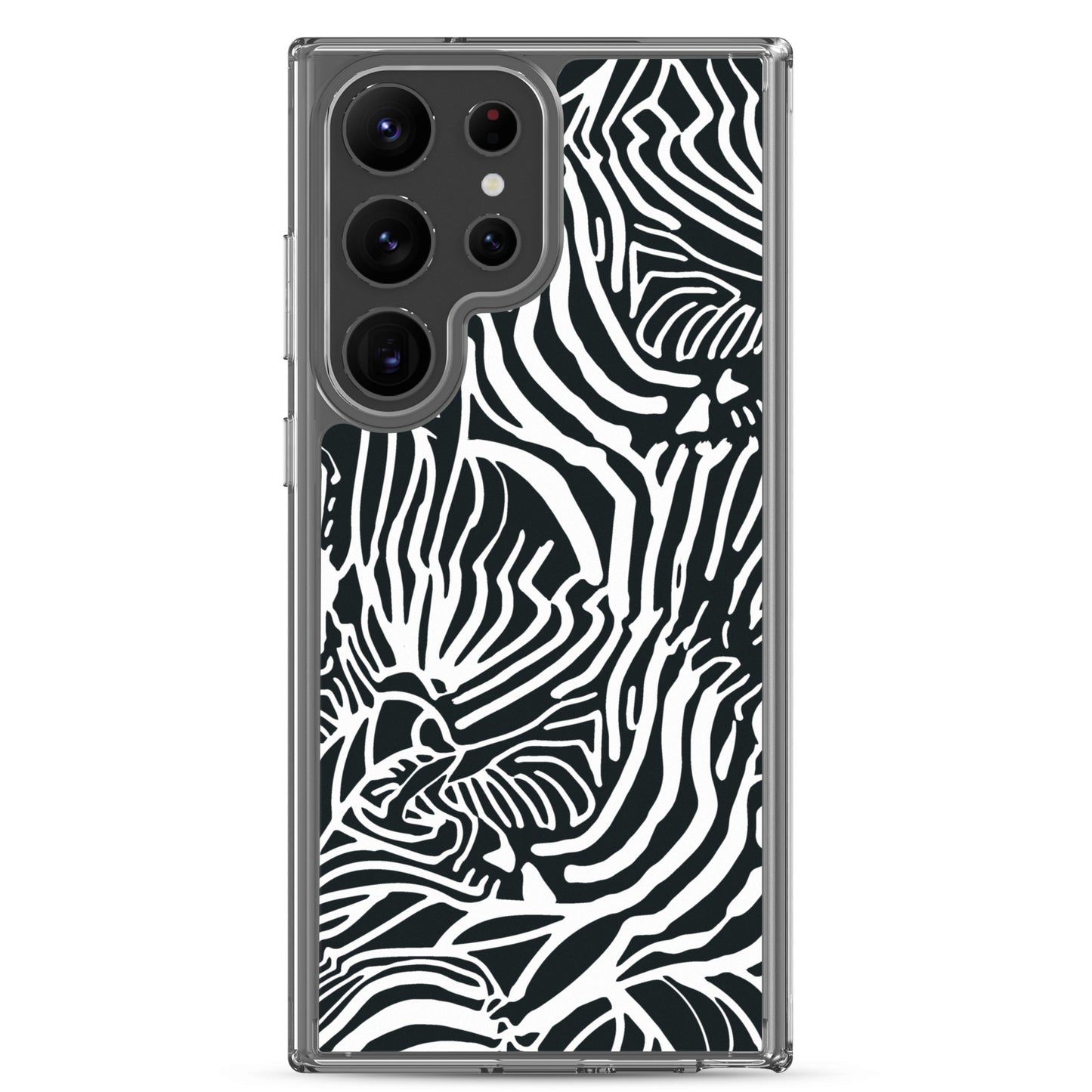 Zebra Print Clear Case for Samsung®
