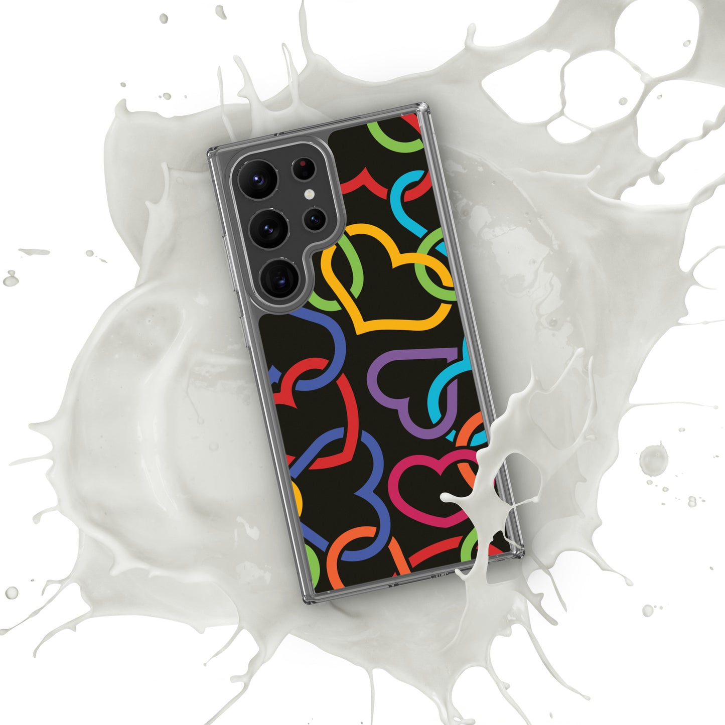 Colorful Hearts Clear Case for Samsung®