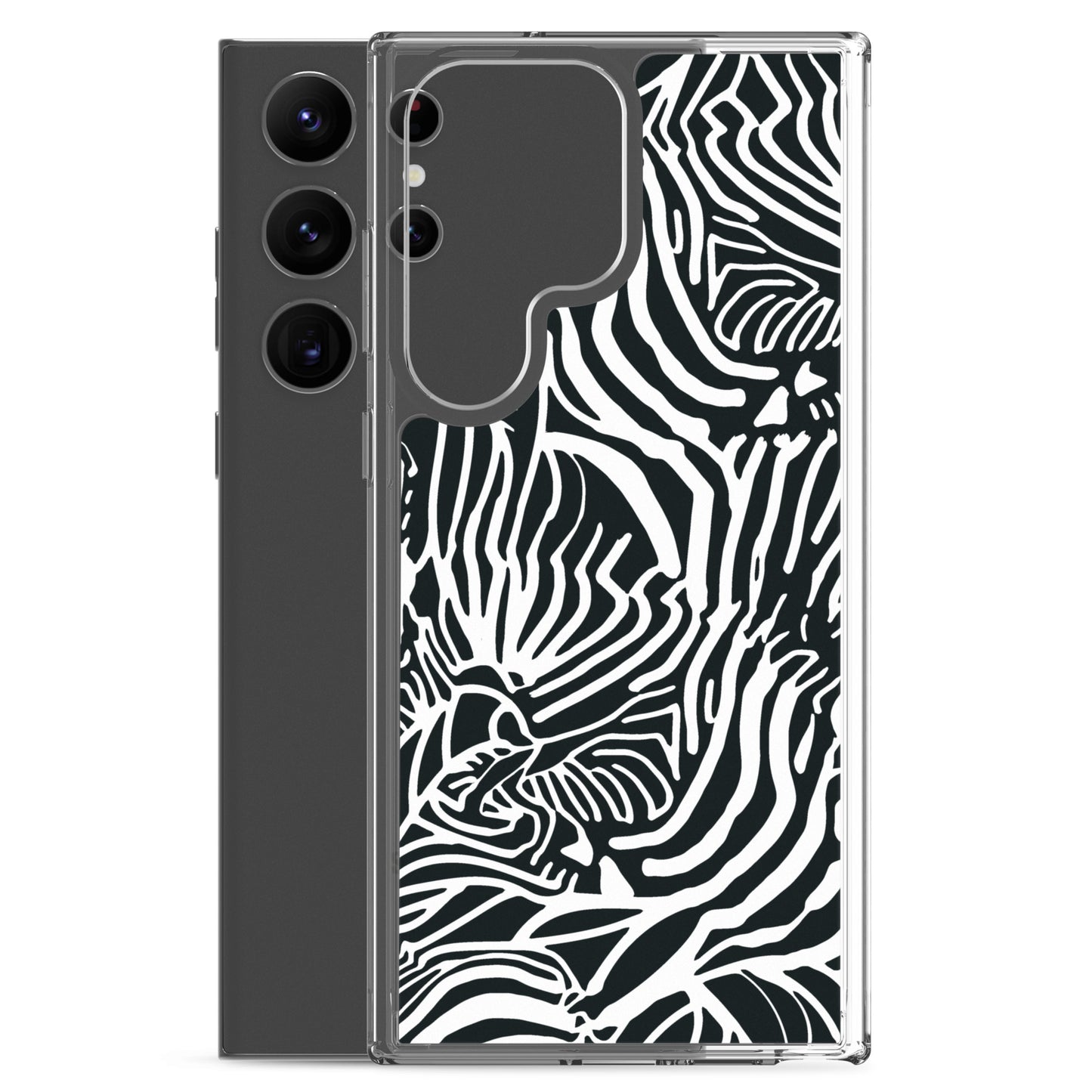Zebra Print Clear Case for Samsung®