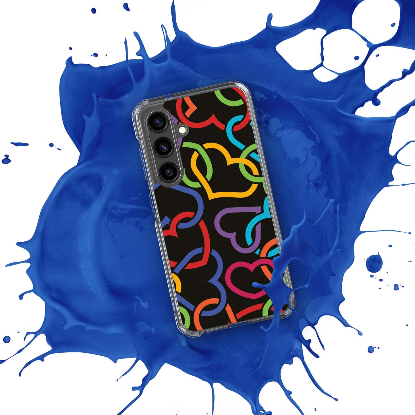 Colorful Hearts Clear Case for Samsung®