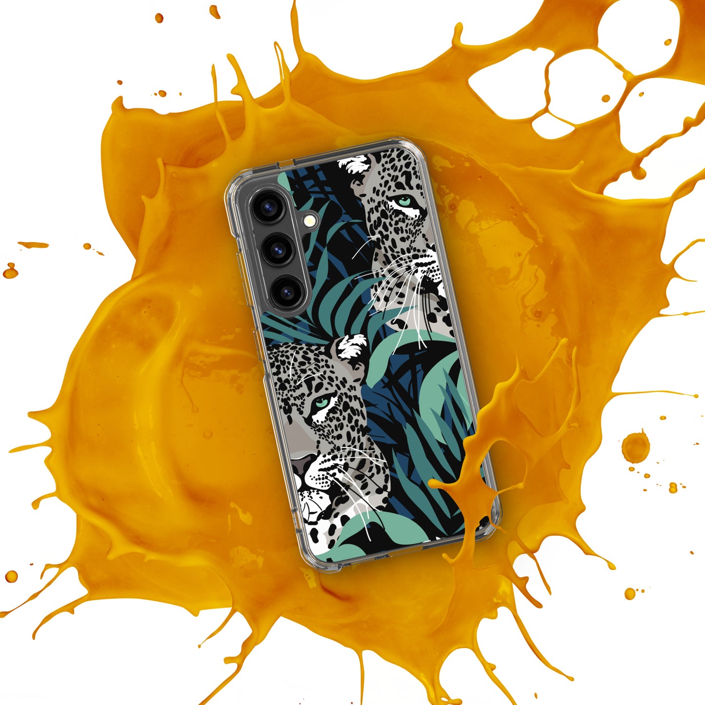 Leopard Clear Case for Samsung®