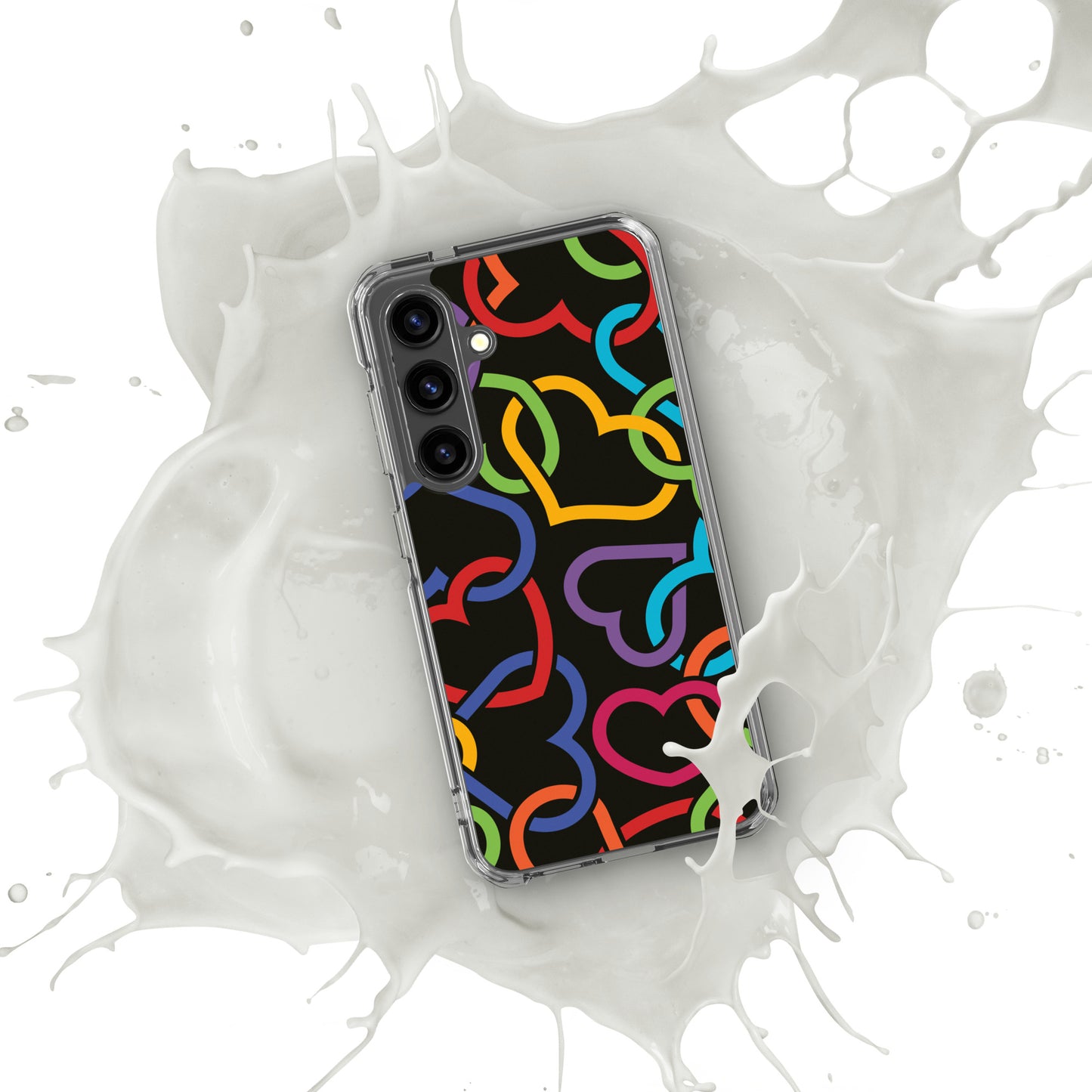 Colorful Hearts Clear Case for Samsung®