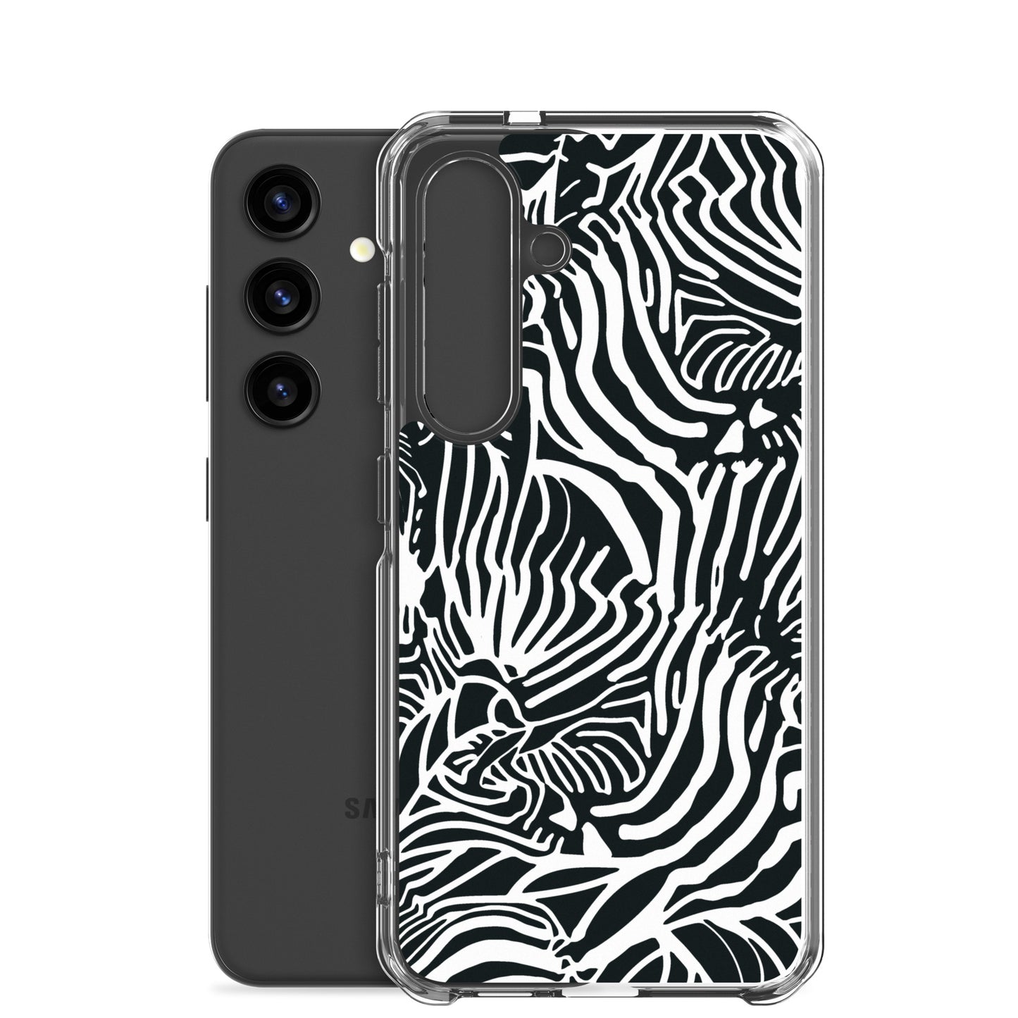 Zebra Print Clear Case for Samsung®