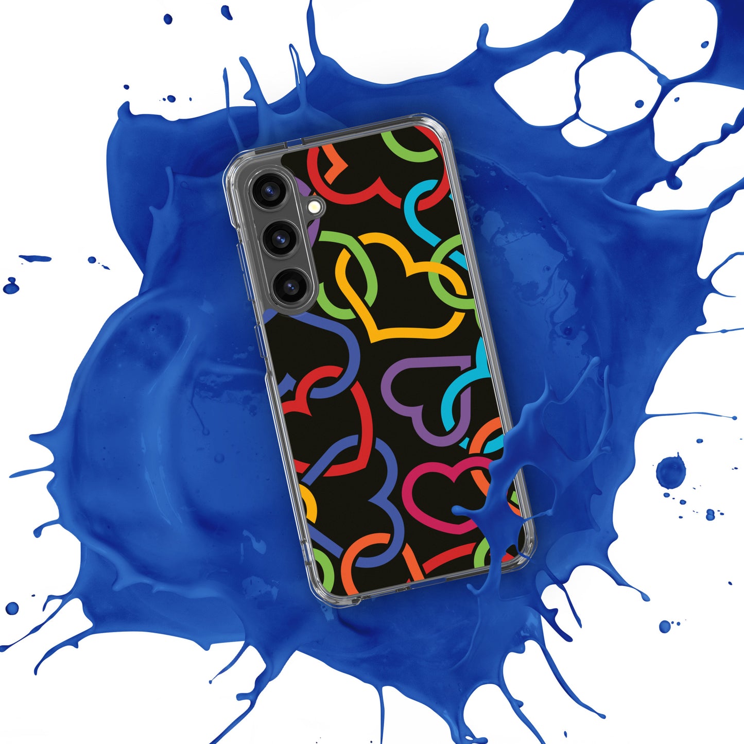 Colorful Hearts Clear Case for Samsung®