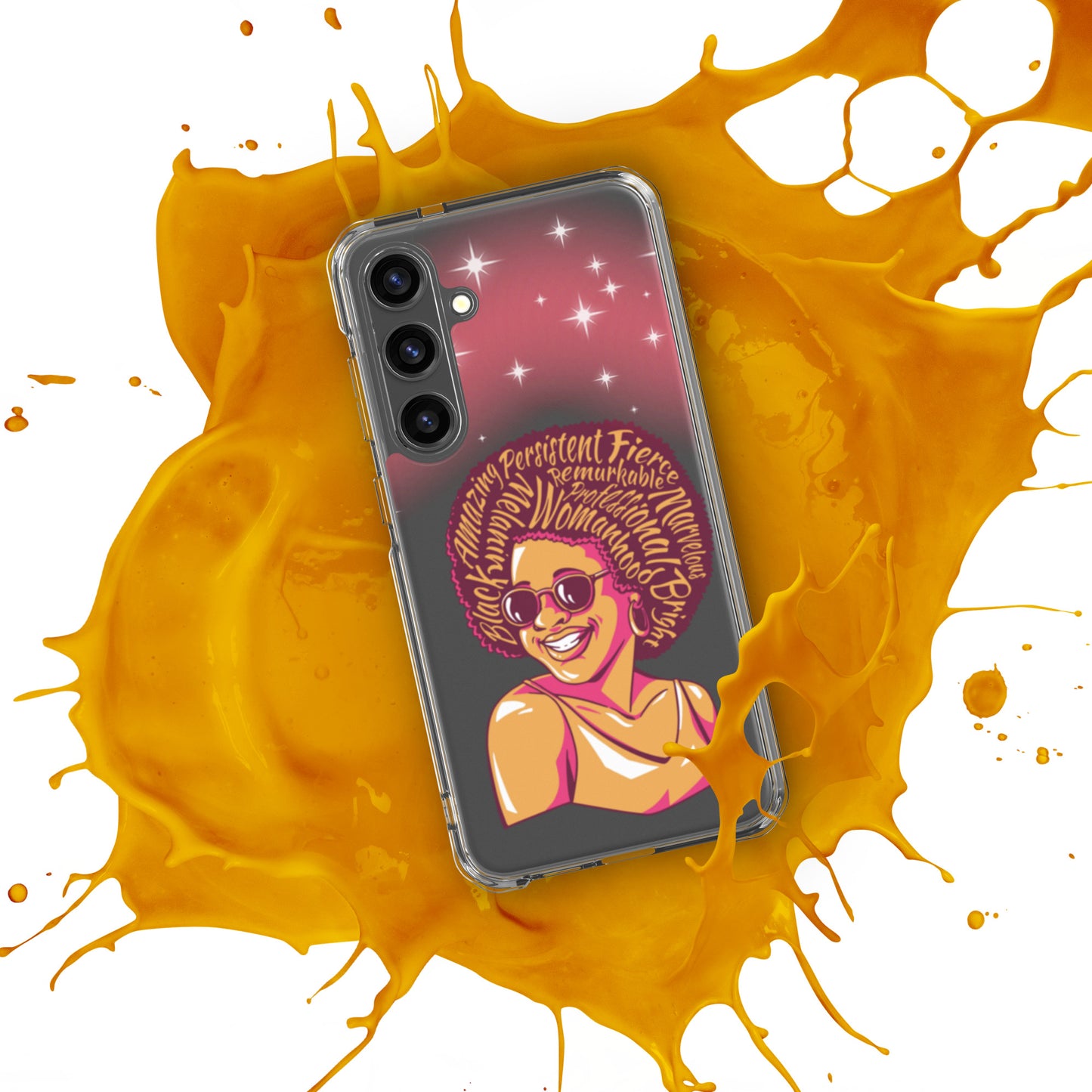 Woman Art Clear Case for Samsung®