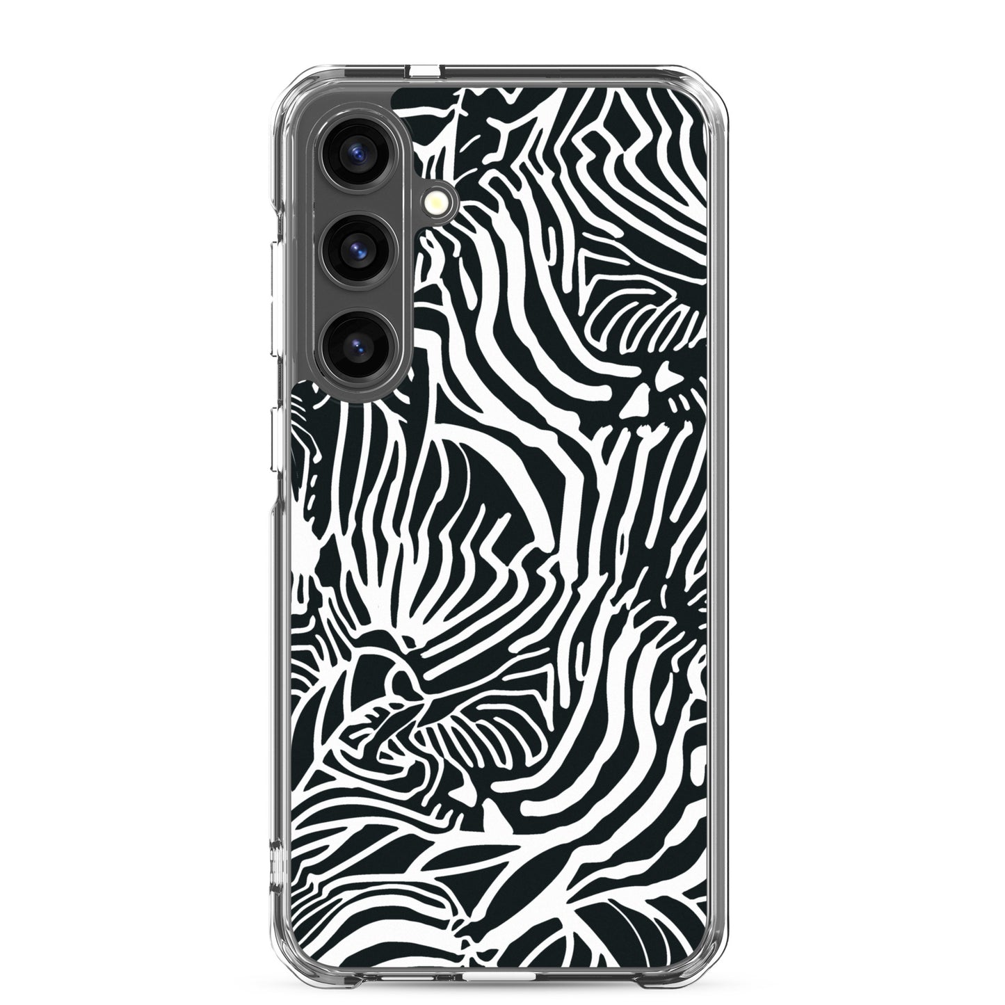Zebra Print Clear Case for Samsung®