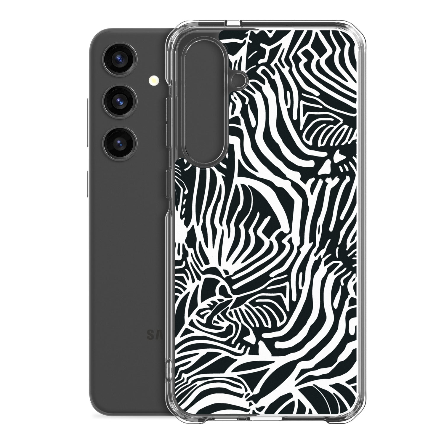 Zebra Print Clear Case for Samsung®