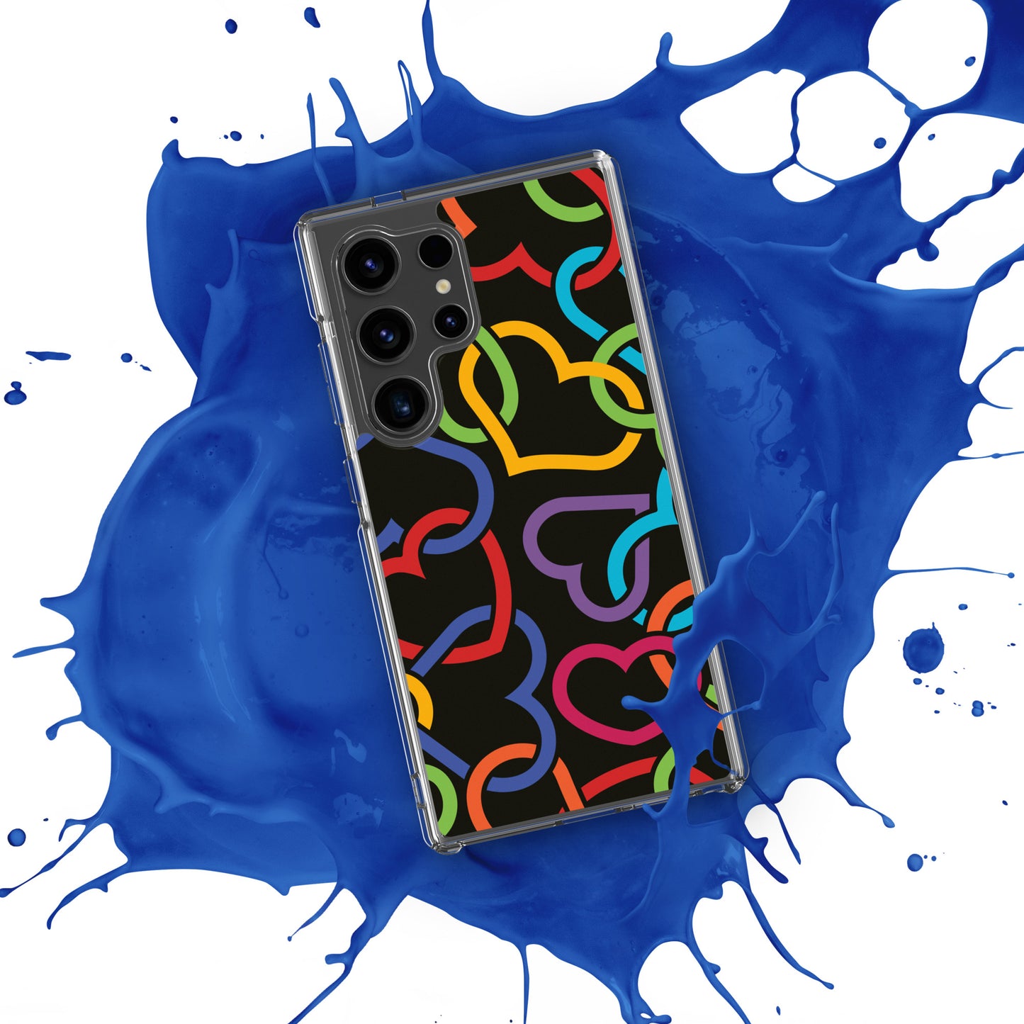 Colorful Hearts Clear Case for Samsung®