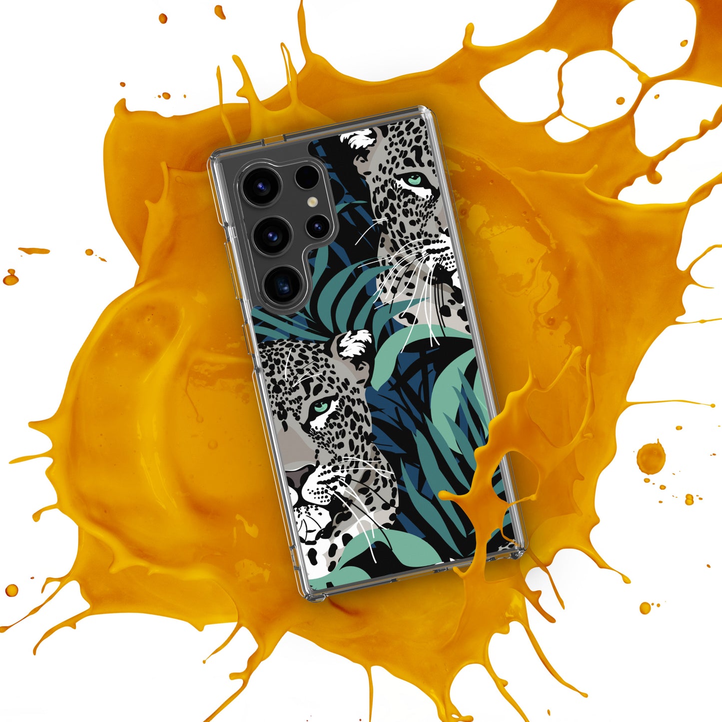 Leopard Clear Case for Samsung®