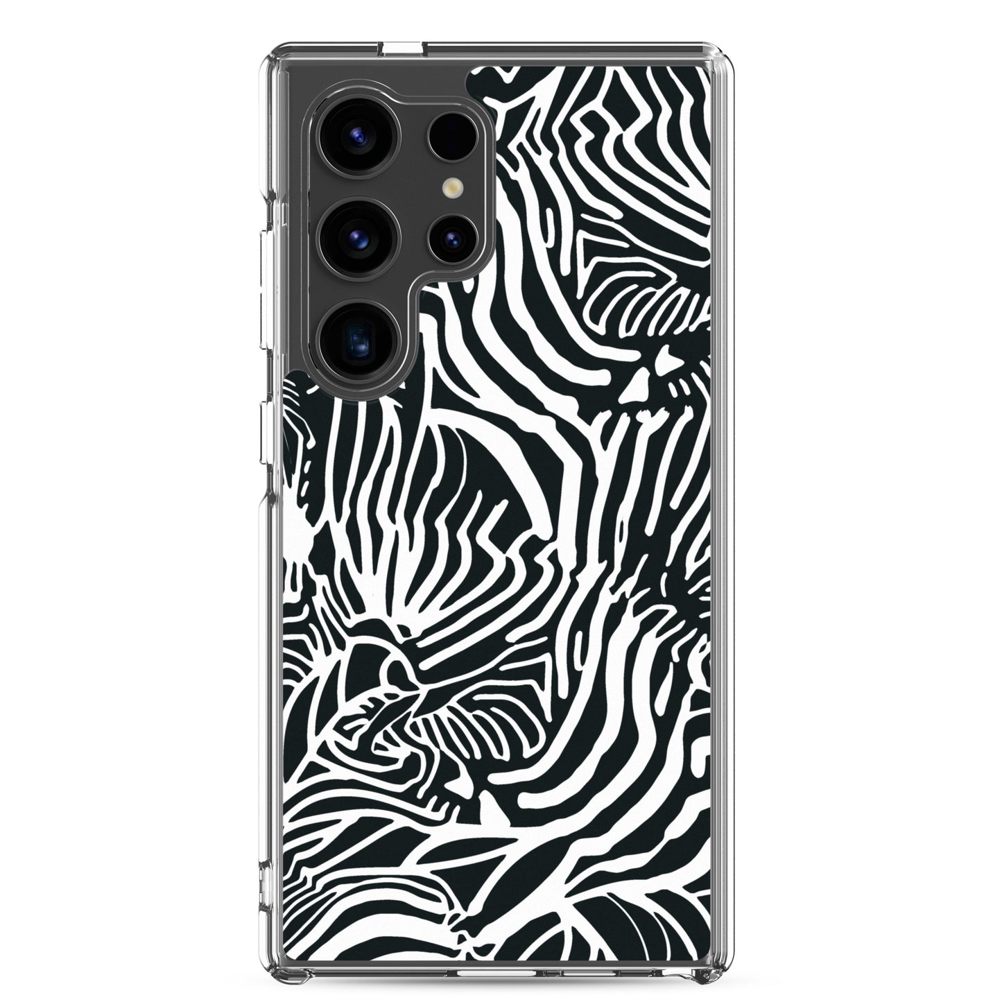 Zebra Print Clear Case for Samsung®