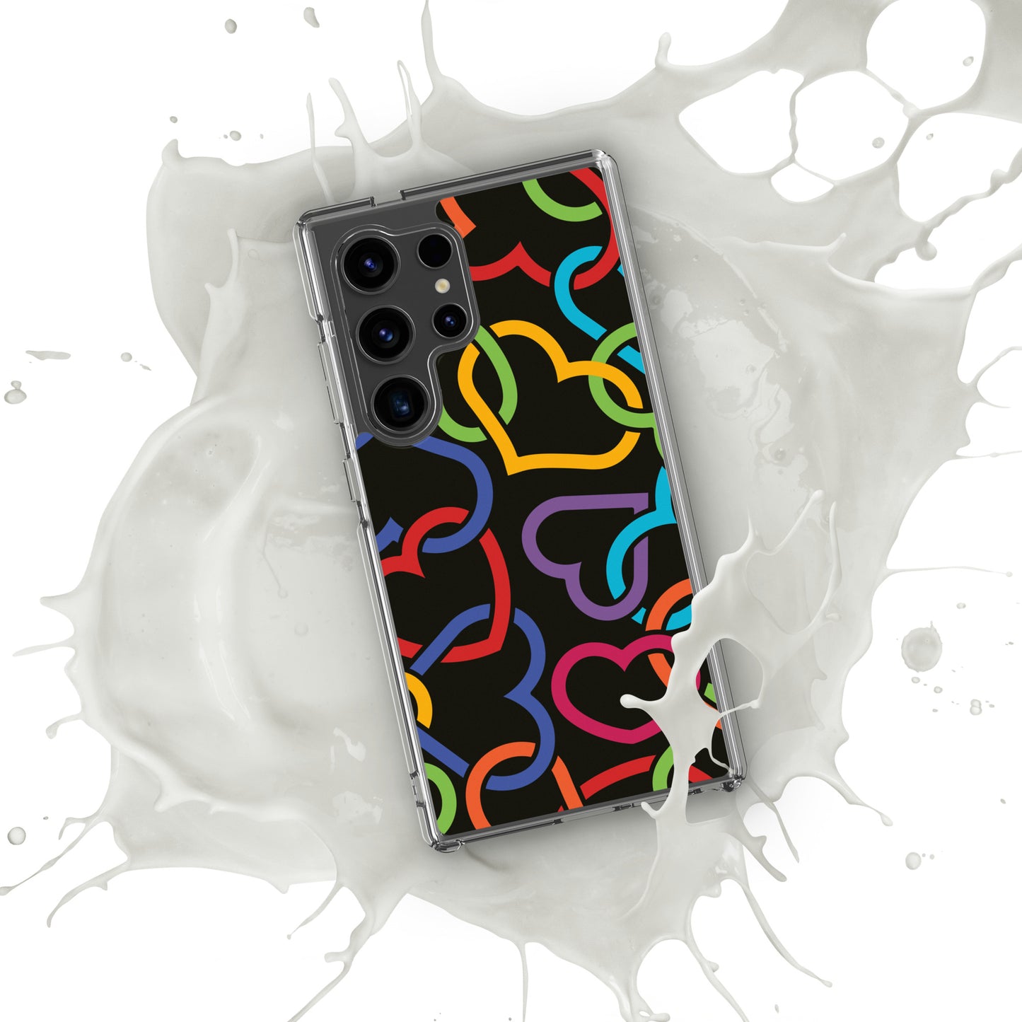 Colorful Hearts Clear Case for Samsung®