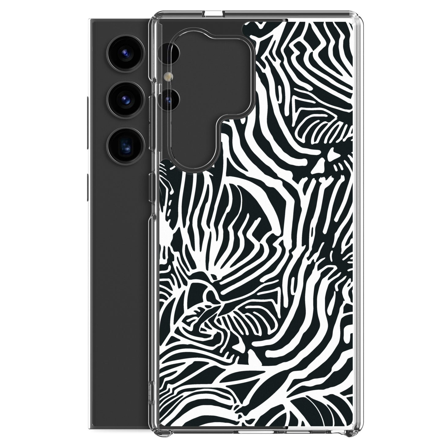 Zebra Print Clear Case for Samsung®