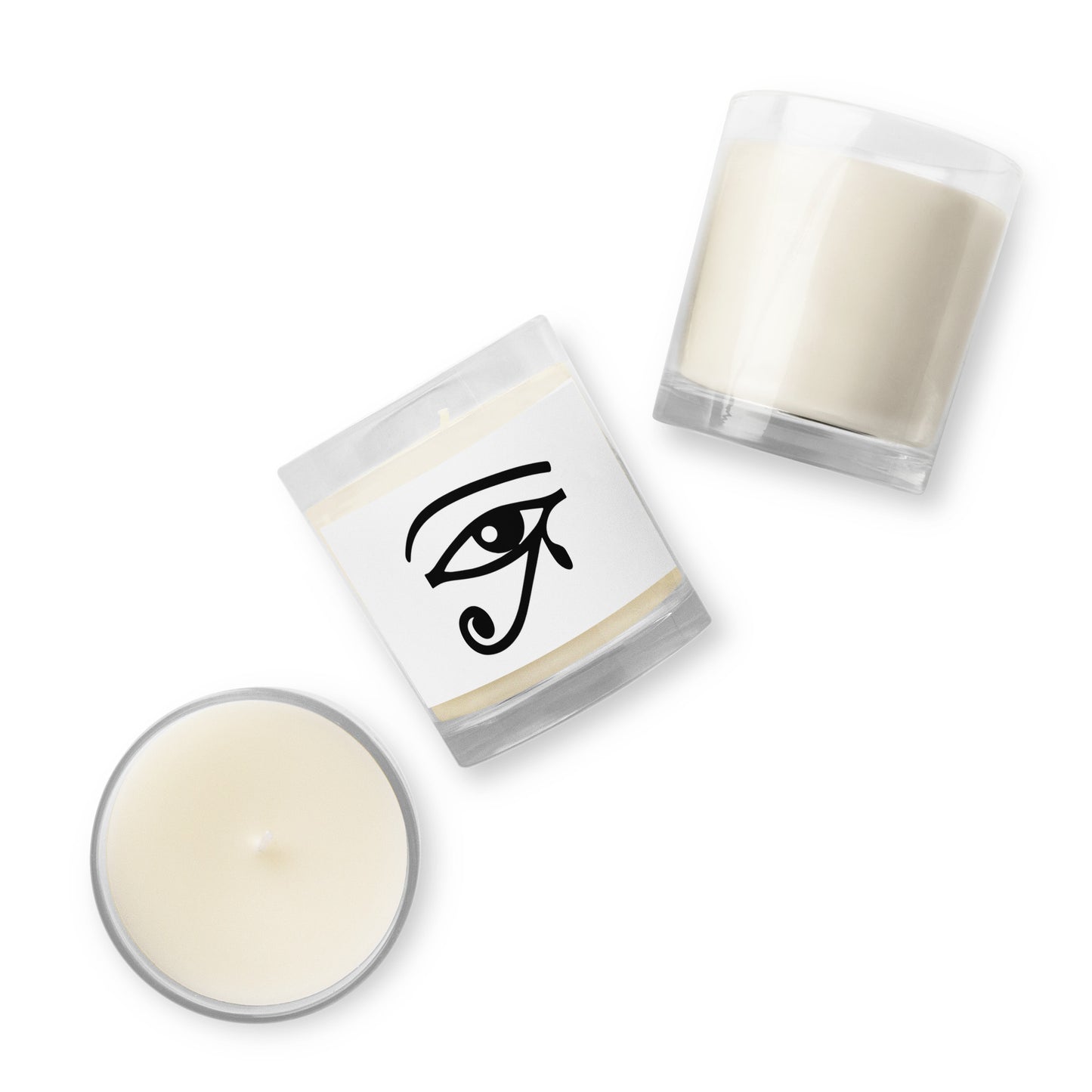 Eye of Ra Glass soy wax candle