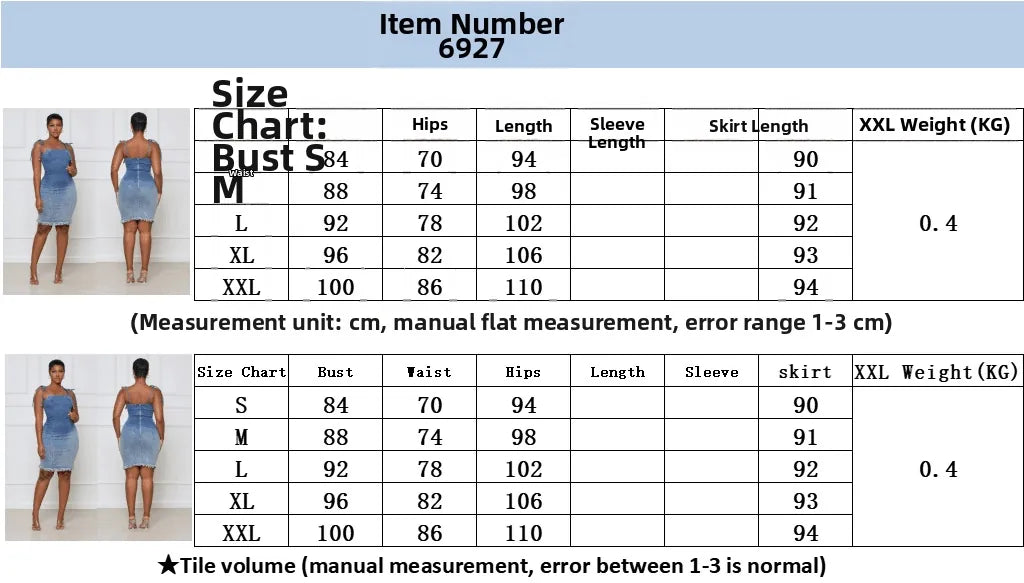 Women Sexy Backless Denim Midi Dress With Adjustable Straps Jean Dress w/ Back Zipper