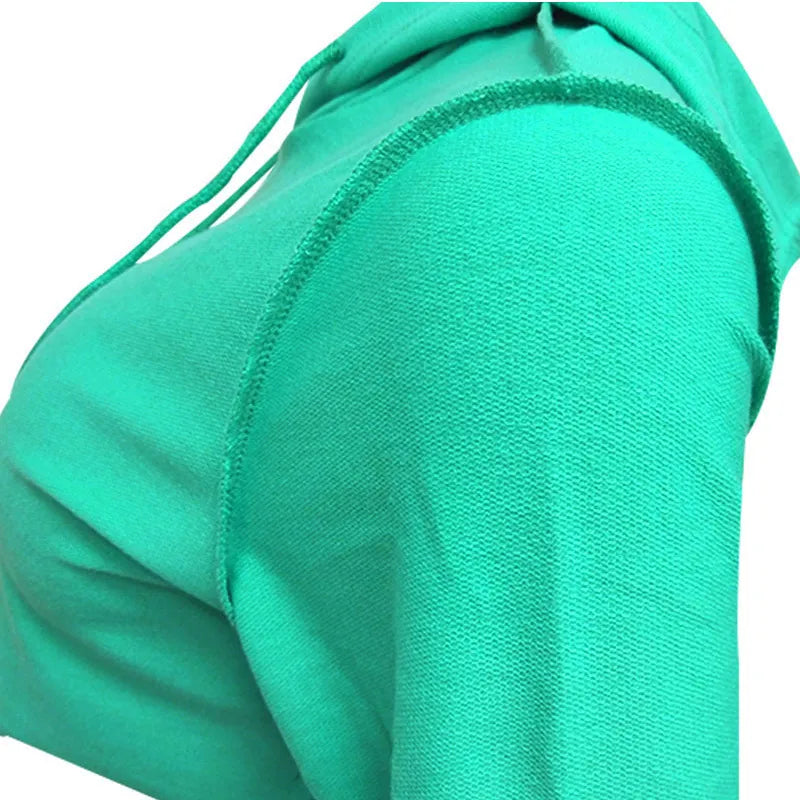 Women's 2 Piece Tracksuit Cropped Hoodie And Jogger Pants Set