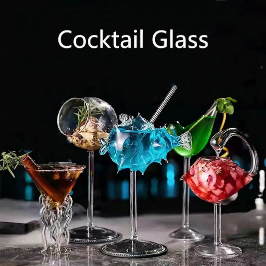 Animal Shaped Cocktail Glass Borosilicate Glass