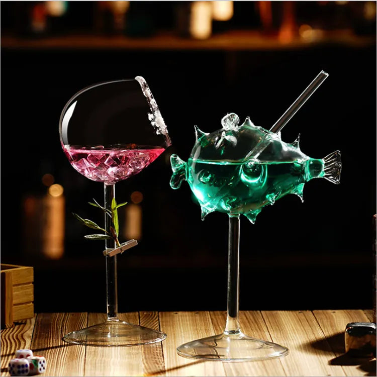 Animal Shaped Cocktail Glass Borosilicate Glass