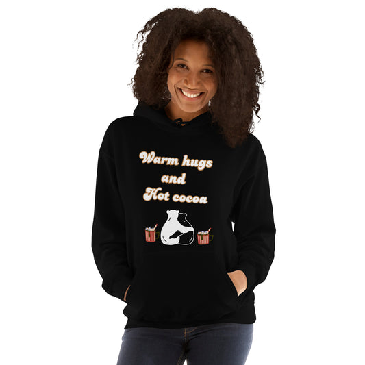 "Warm hugs and hot cocoa" Women Hoodie
