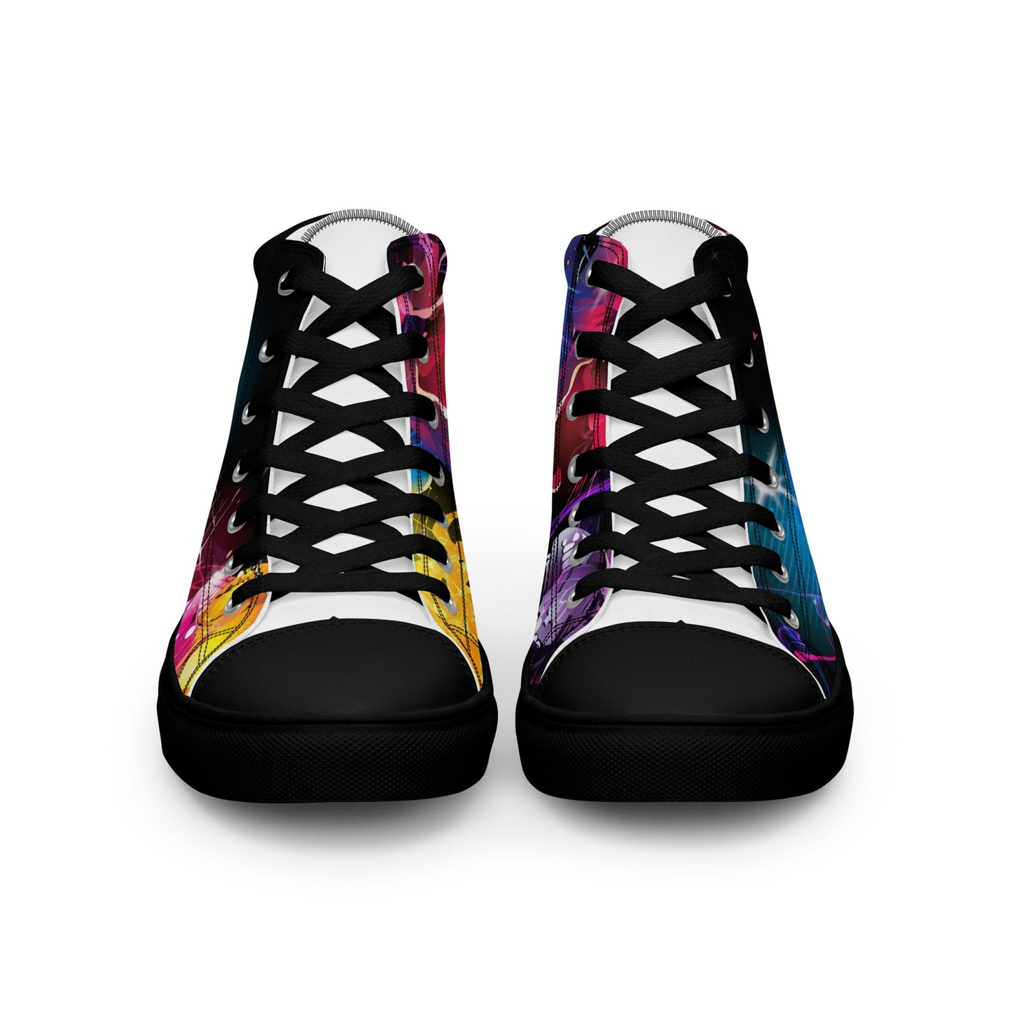 Women’s High Top Floral Sparkle Shoes